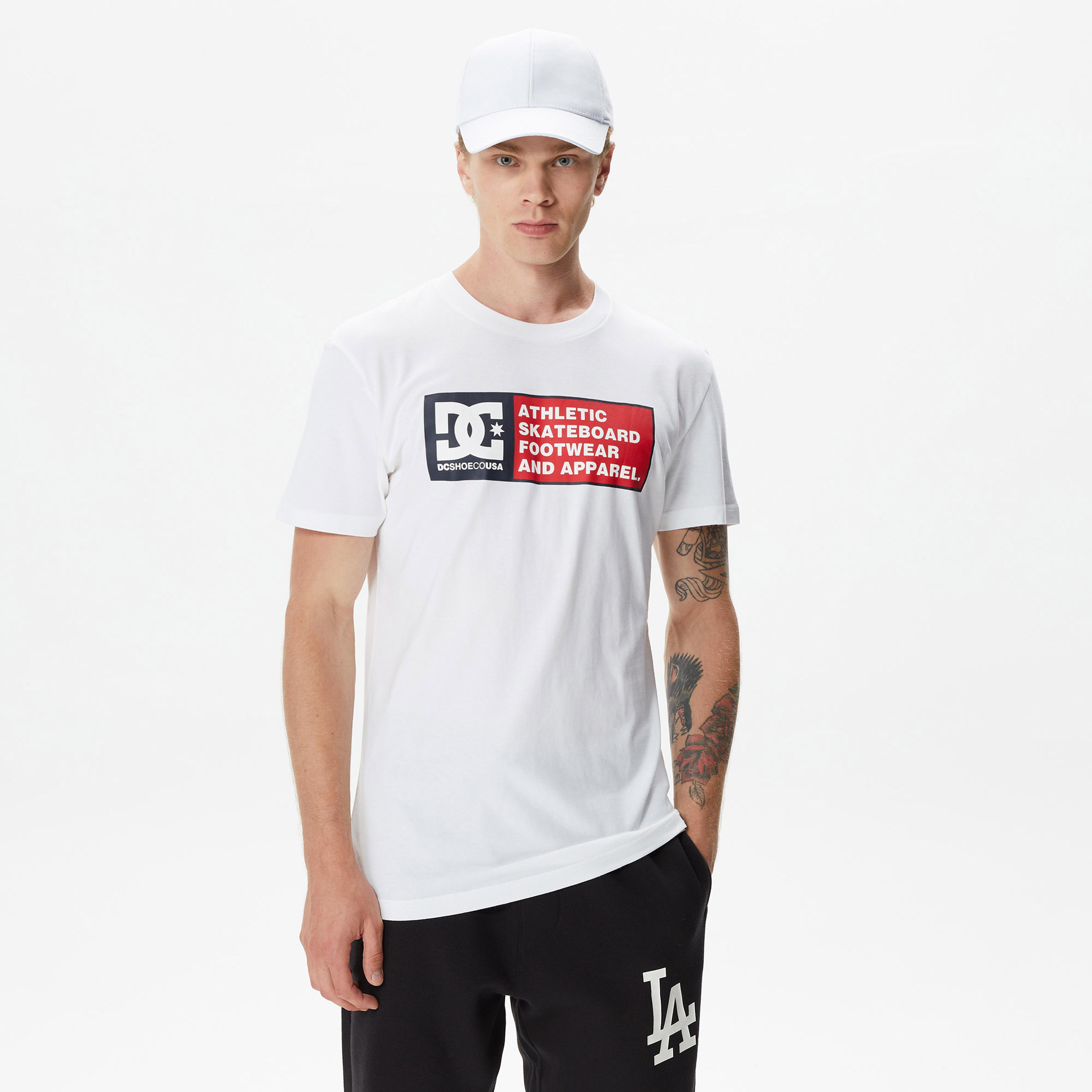 DC Shoes Density Zone Erkek Beyaz T-Shirt