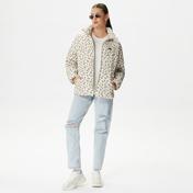 Vans Foundry Print Puff Mte Kadın Krem Ceket