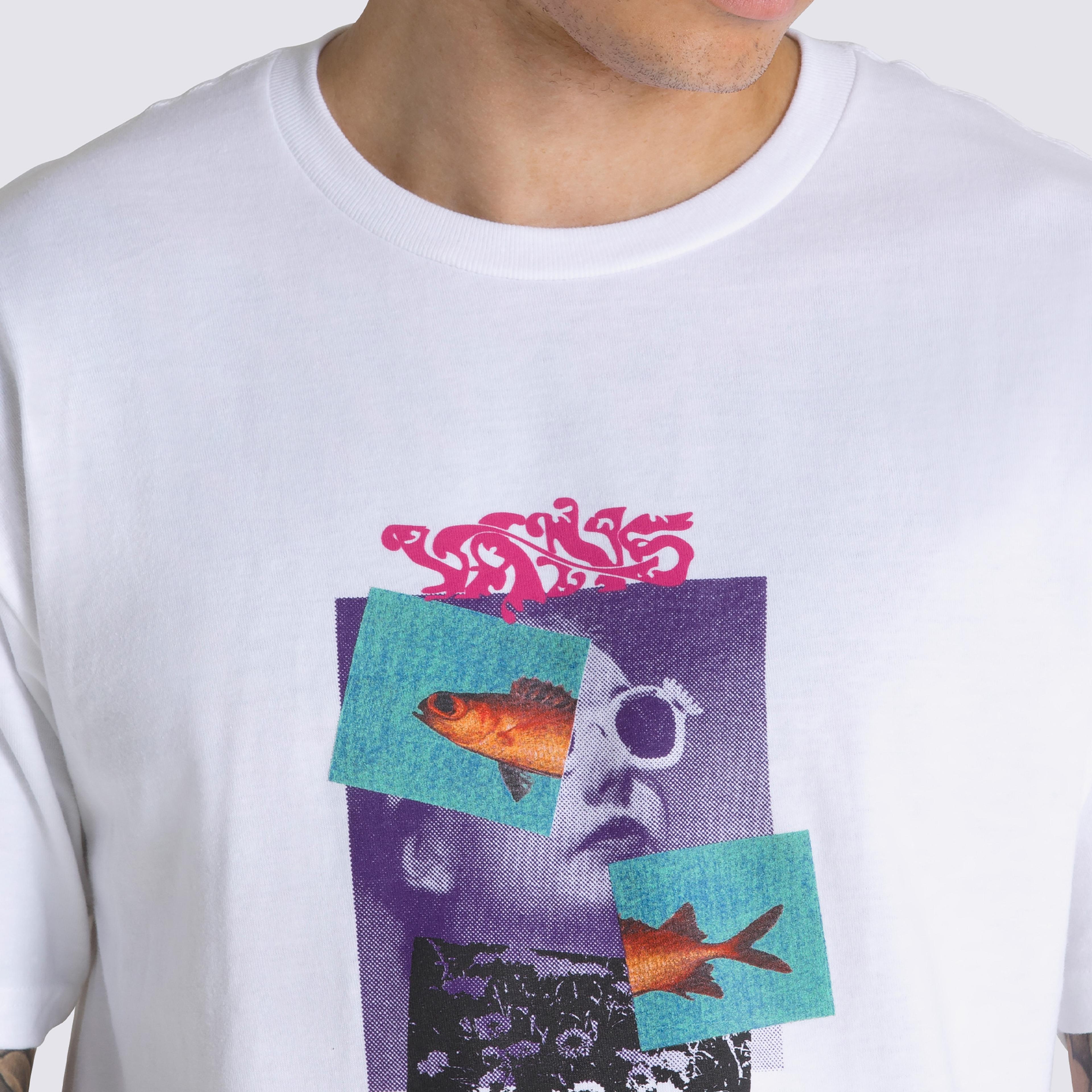 Vans Fisheye Erkek Beyaz T-Shirt