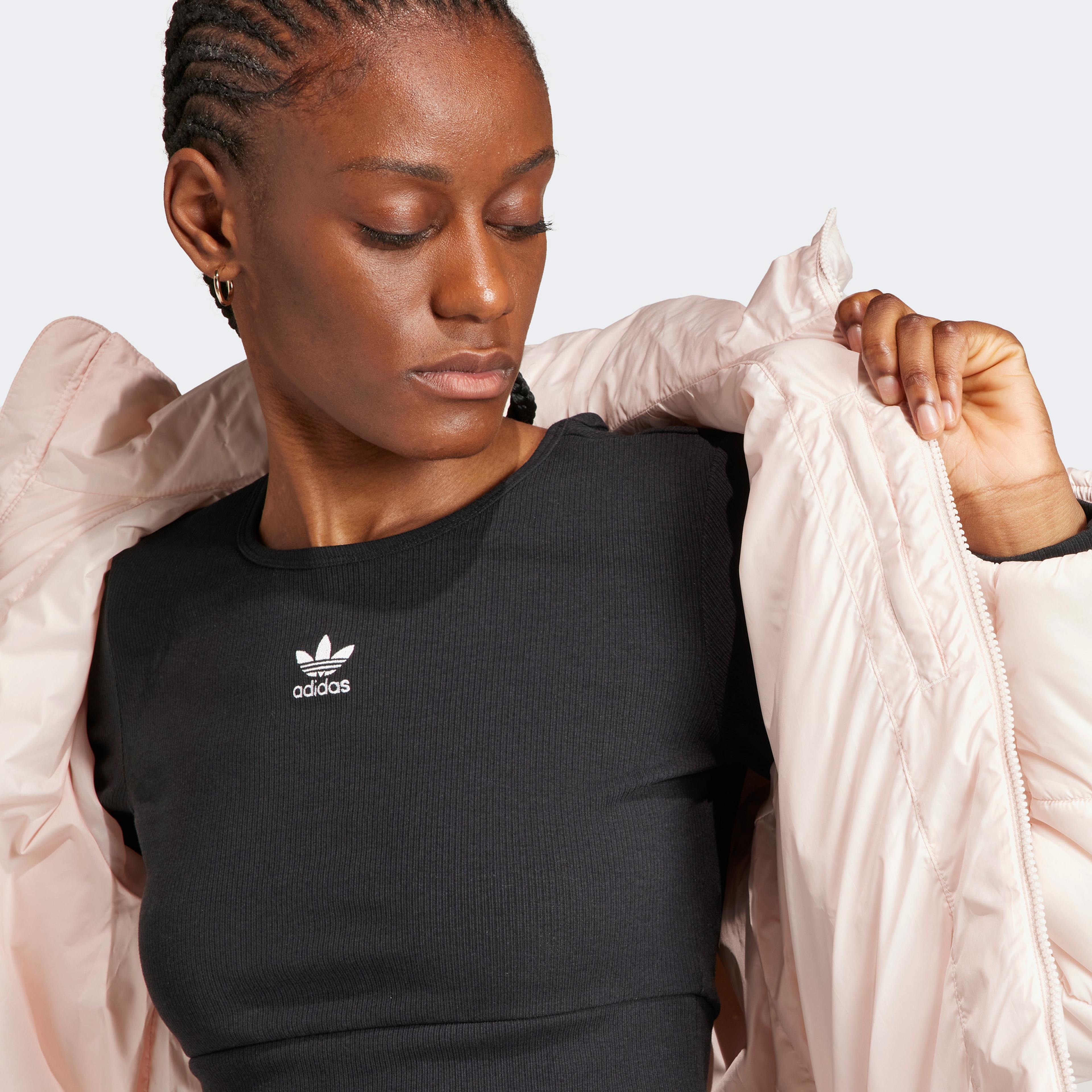 adidas Adicolor Puffer Kadın Toz Pembe Mont