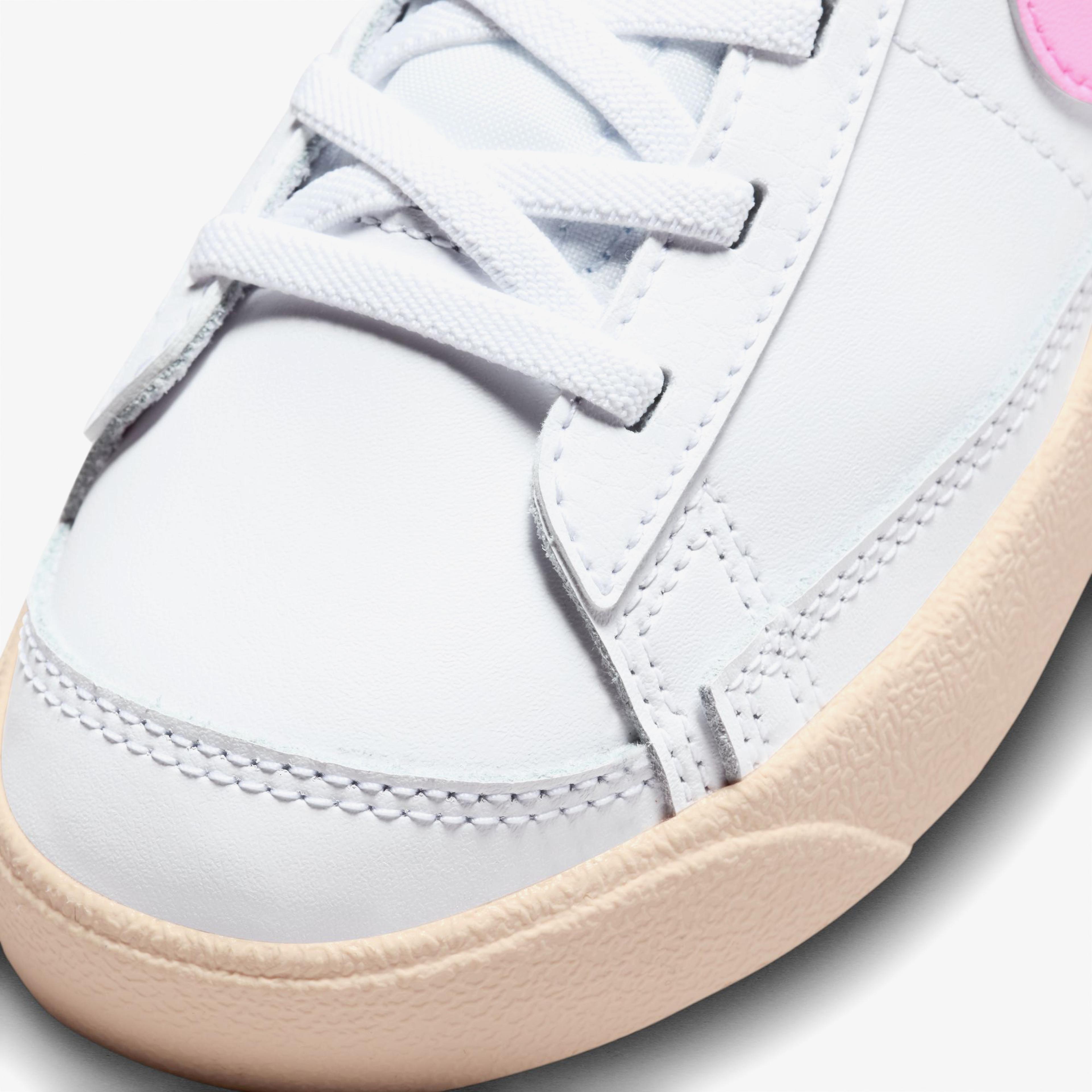 Nike Blazer Mid 77 Vintage Nas Çocuk Beyaz/Pembe Spor Ayakkabı