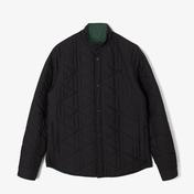 Lacoste Erkek Çift Taraflı Dik Yaka Yeşil Mont