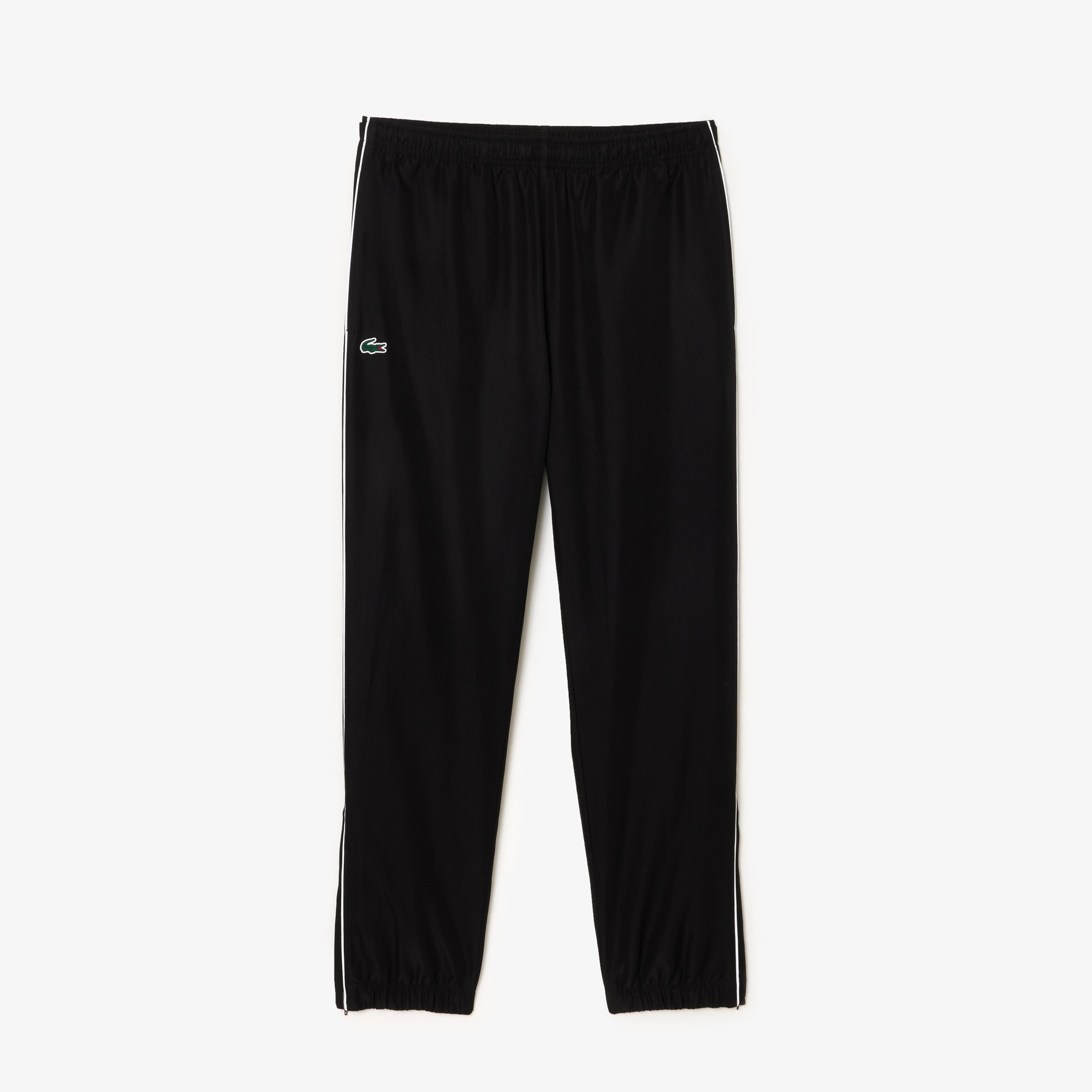 Lacoste SPORT Erkek Regular Fit Uzun Kollu Baskılı Siyah Eşofman Takımı