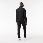 Lacoste SPORT Erkek Regular Fit Uzun Kollu Baskılı Siyah Eşofman Takımı