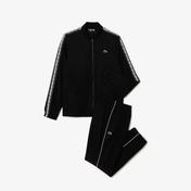 Lacoste SPORT Erkek Regular Fit Uzun Kollu Baskılı Siyah Eşofman Takımı