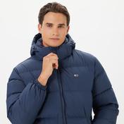 Tommy Jeans Essential Down Parka Erkek Mavi Mont