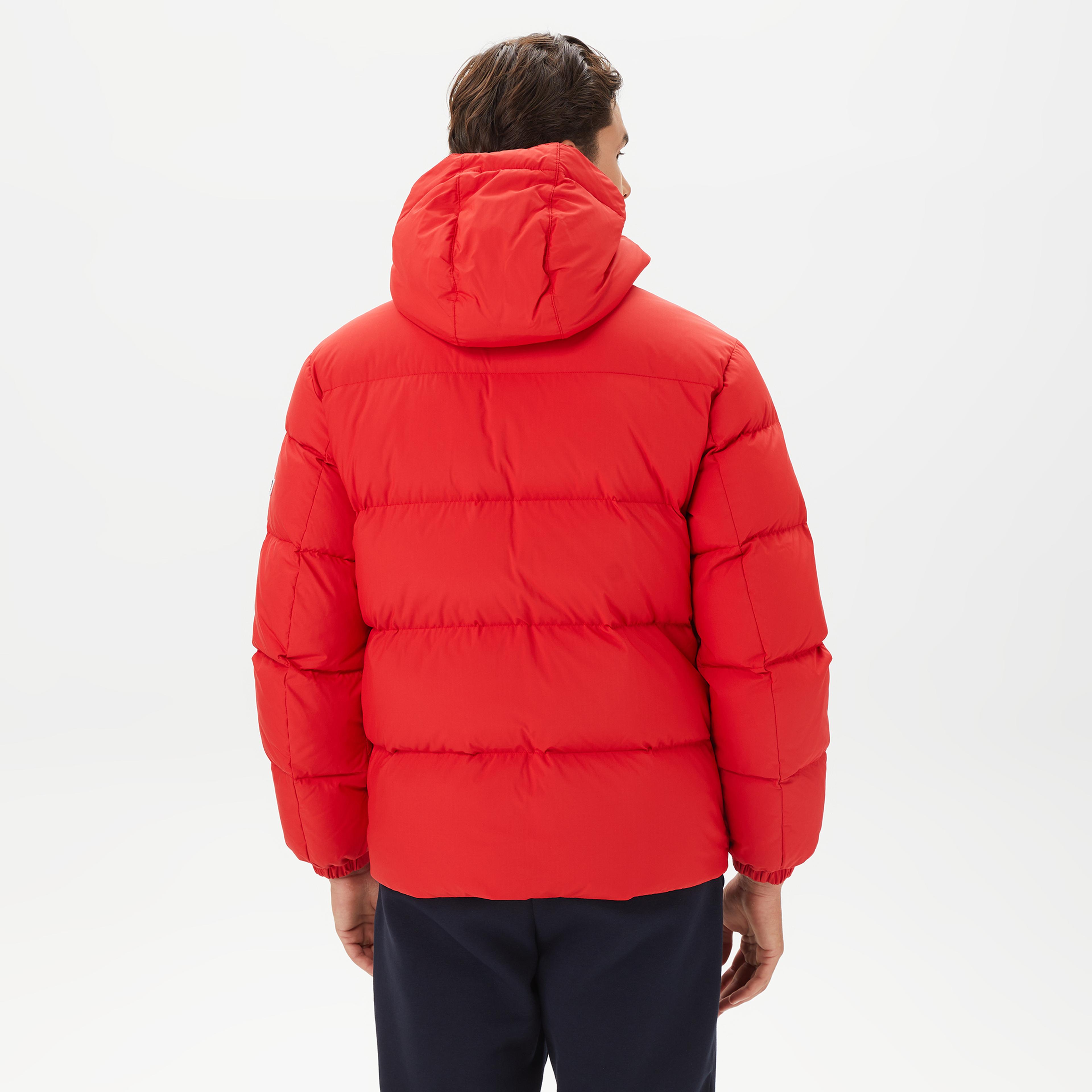 Tommy Jeans Essential Down Erkek Kırmızı Mont