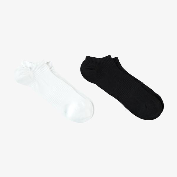 United4 Classic Unisex Siyah/Beyaz 2'li Çorap
