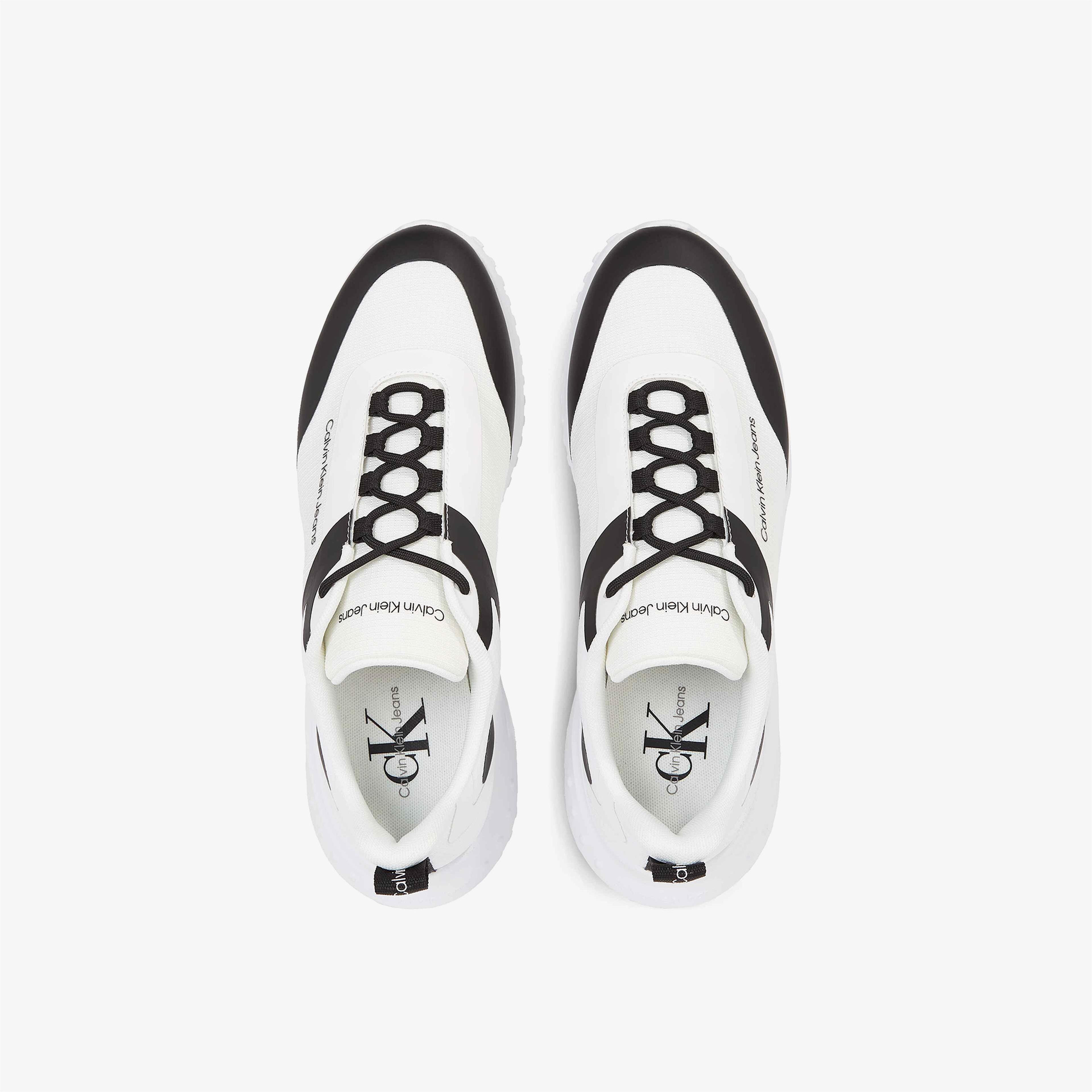 Calvin Klein Jeans Eva Runner Laceup Mesh Erkek Beyaz Sneaker