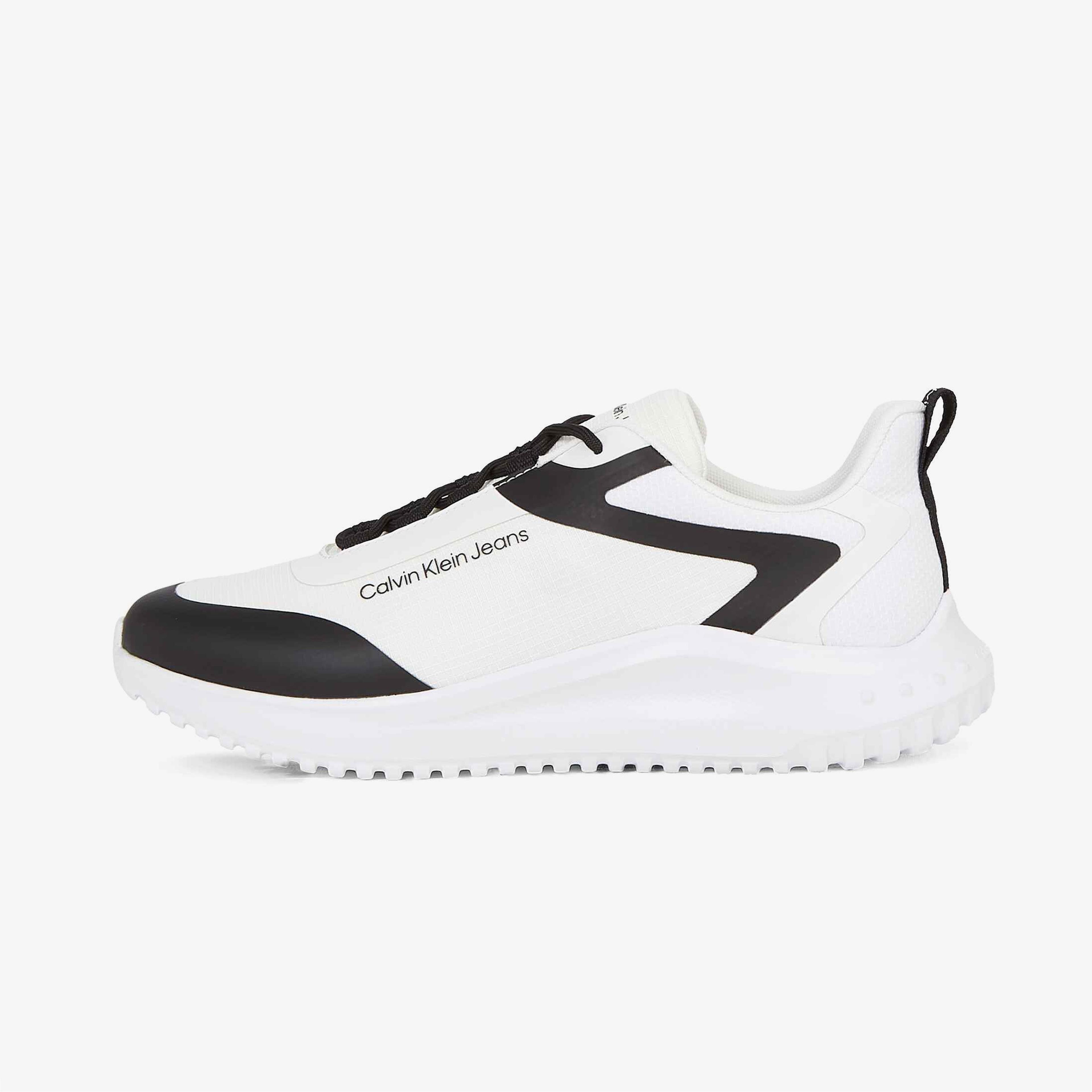 Calvin Klein Jeans Eva Runner Laceup Mesh Erkek Beyaz Sneaker