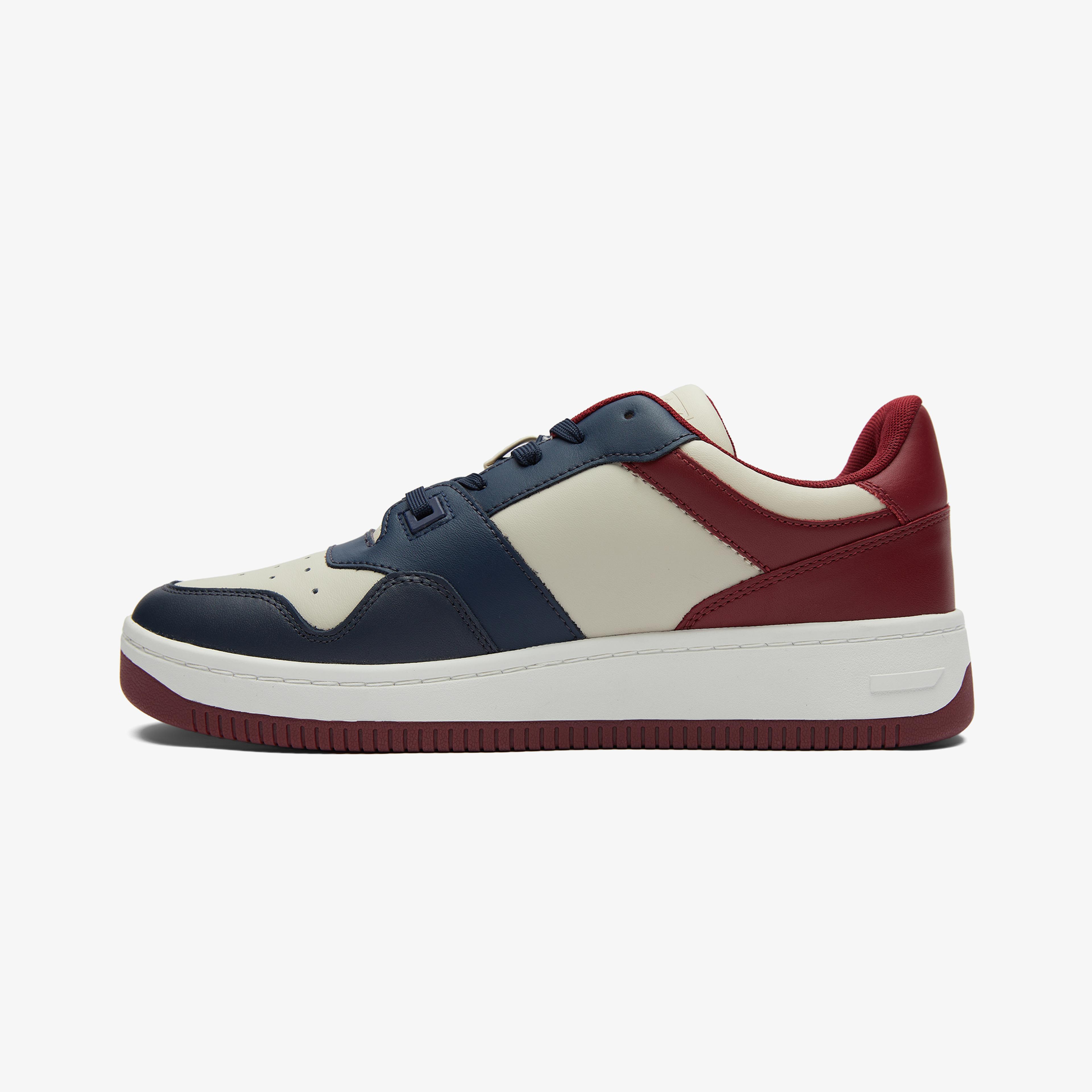 Tommy Jeans Basket Premium Color Erkek Krem Sneaker