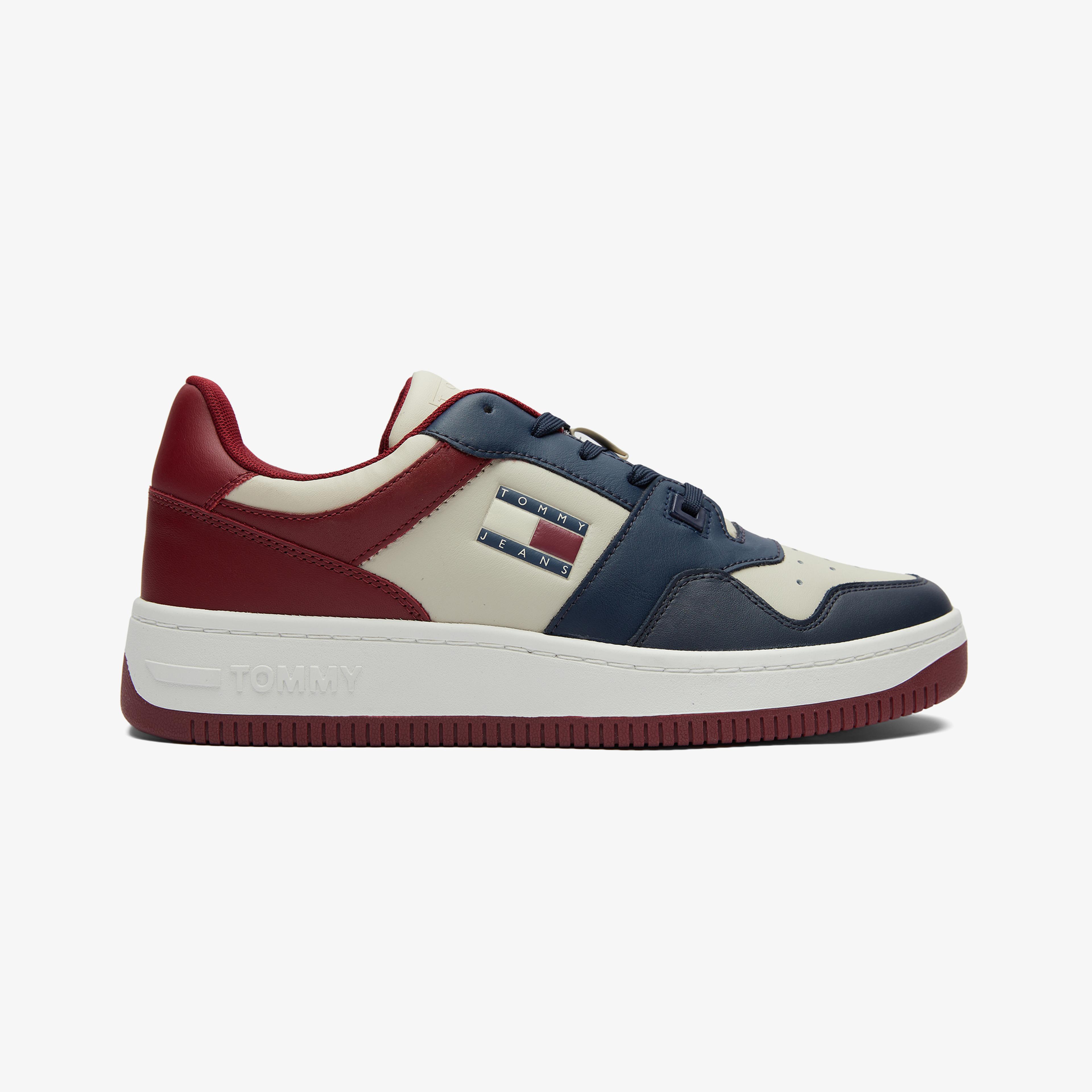Tommy Jeans Basket Premium Color Erkek Krem Sneaker
