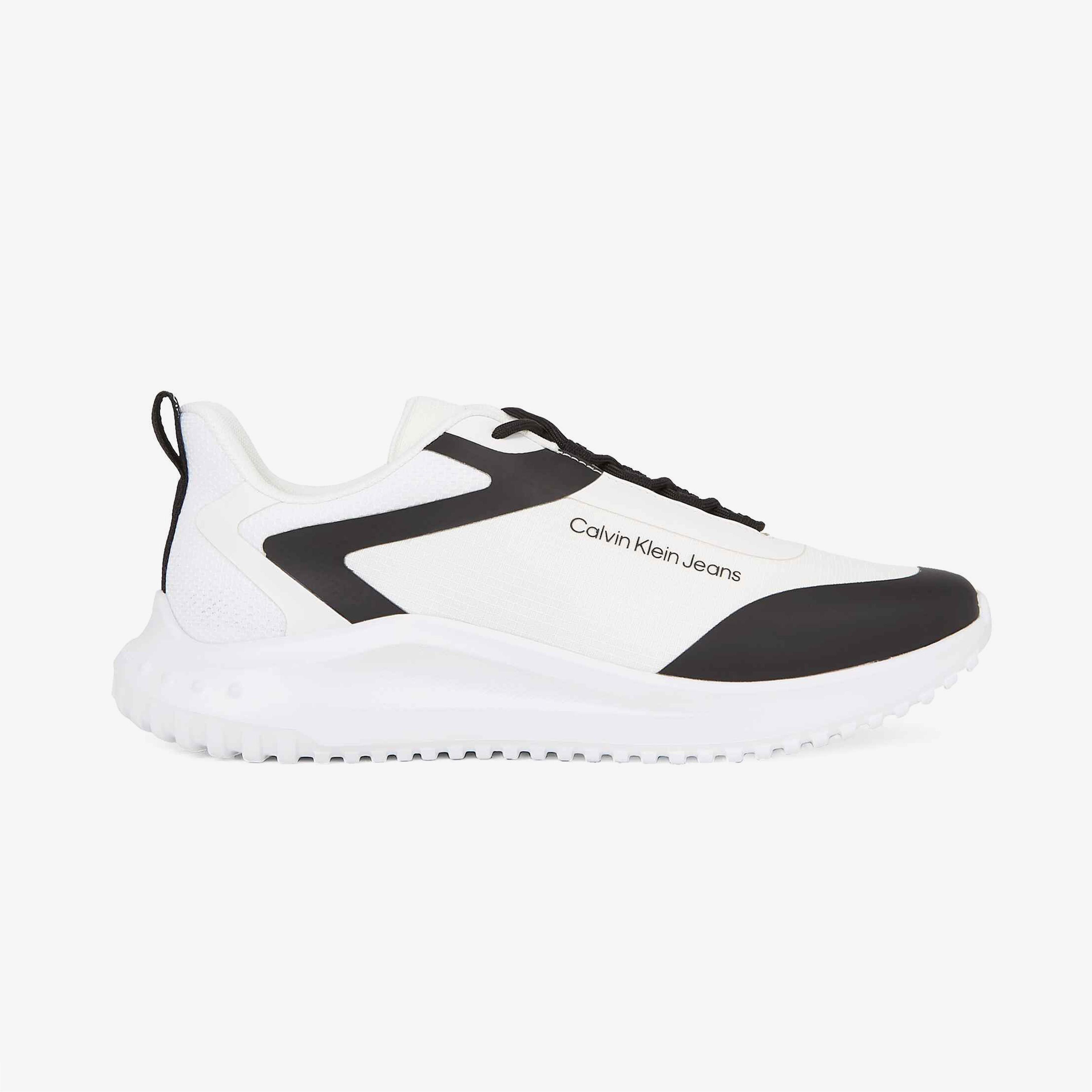 Calvin Klein Jeans Eva Runner Laceup Mesh Erkek Beyaz Sneaker