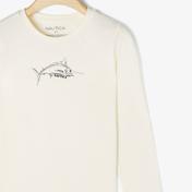 Nautica Erkek Çocuk Beyaz Standart Fit Uzun Kollu T-Shirt