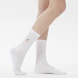 United4 Nakışlı Kadın Beyaz Çorap