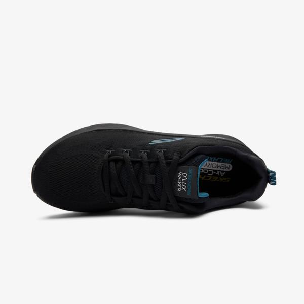 Skechers D'Lux Walker Erkek Siyah Spor Ayakkabı_3