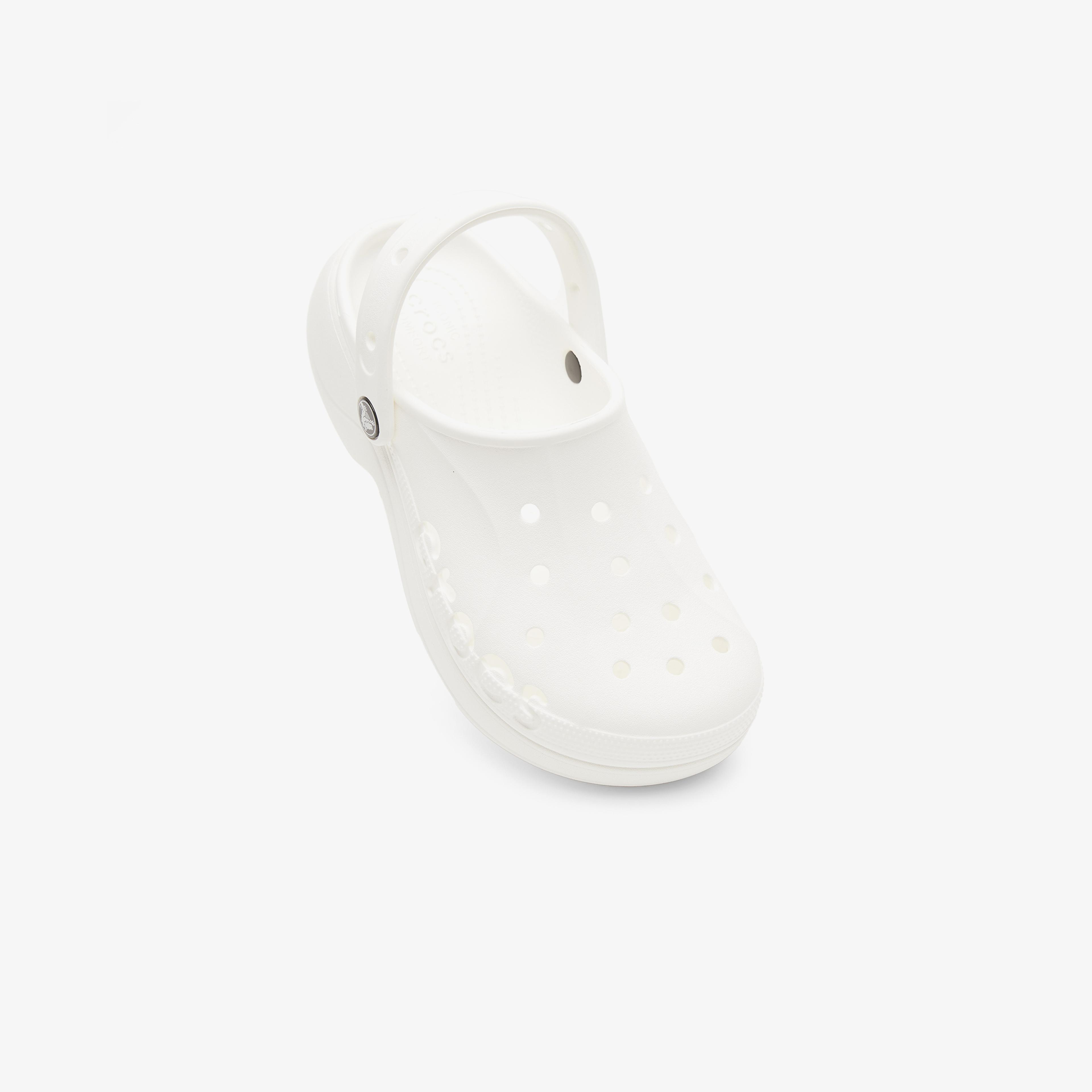 Crocs Baya Platform Clog Kadın Beyaz Terlik