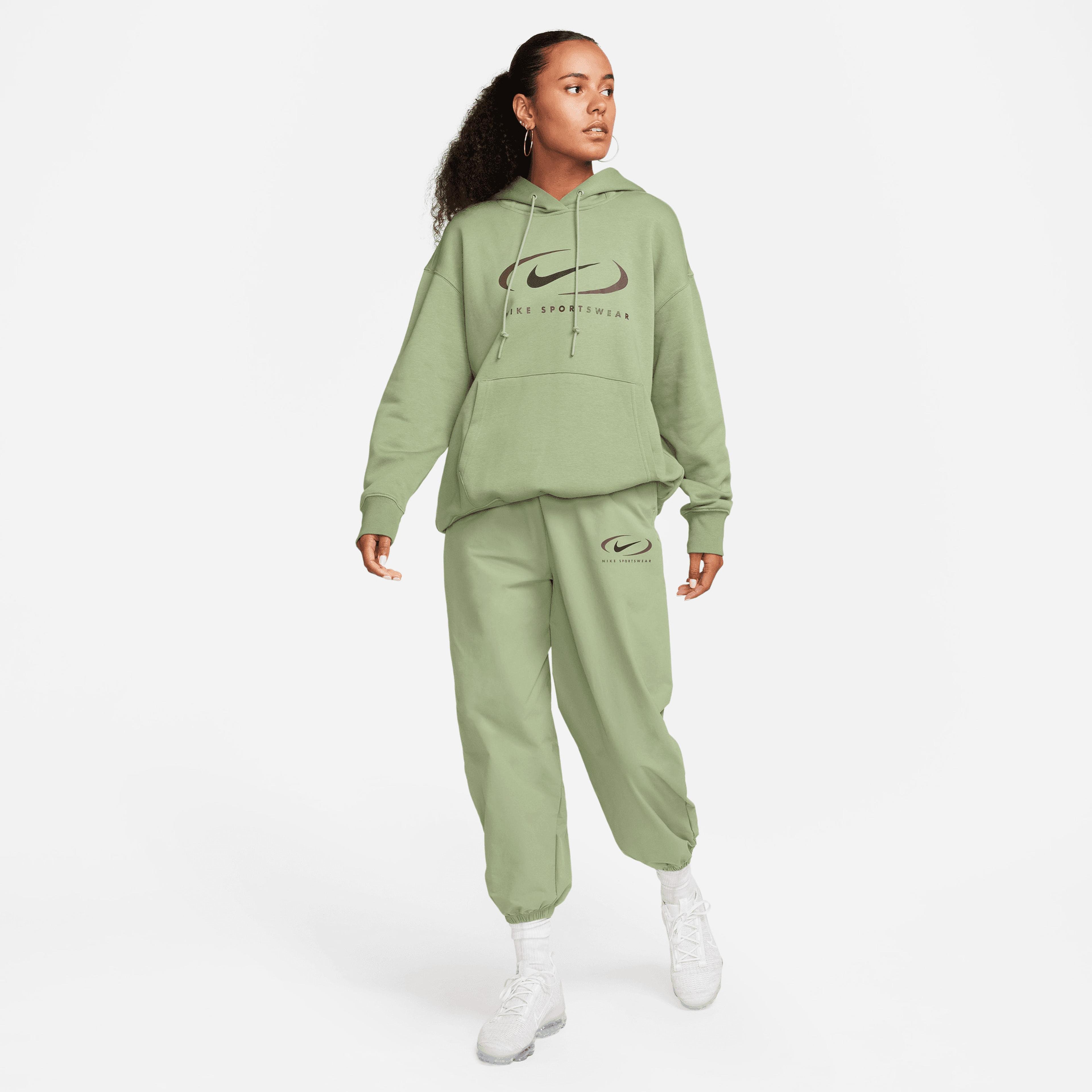 Nike Sportswear Trend Jggr Wvn Swsh Kadın Yeşil Eşofman Altı