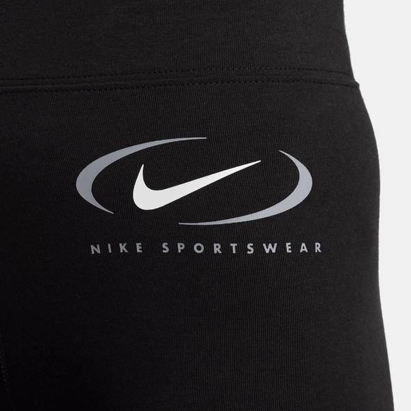 Nike Sportswear Legging High Rise Swoosh Kadın Siyah Tayt_3