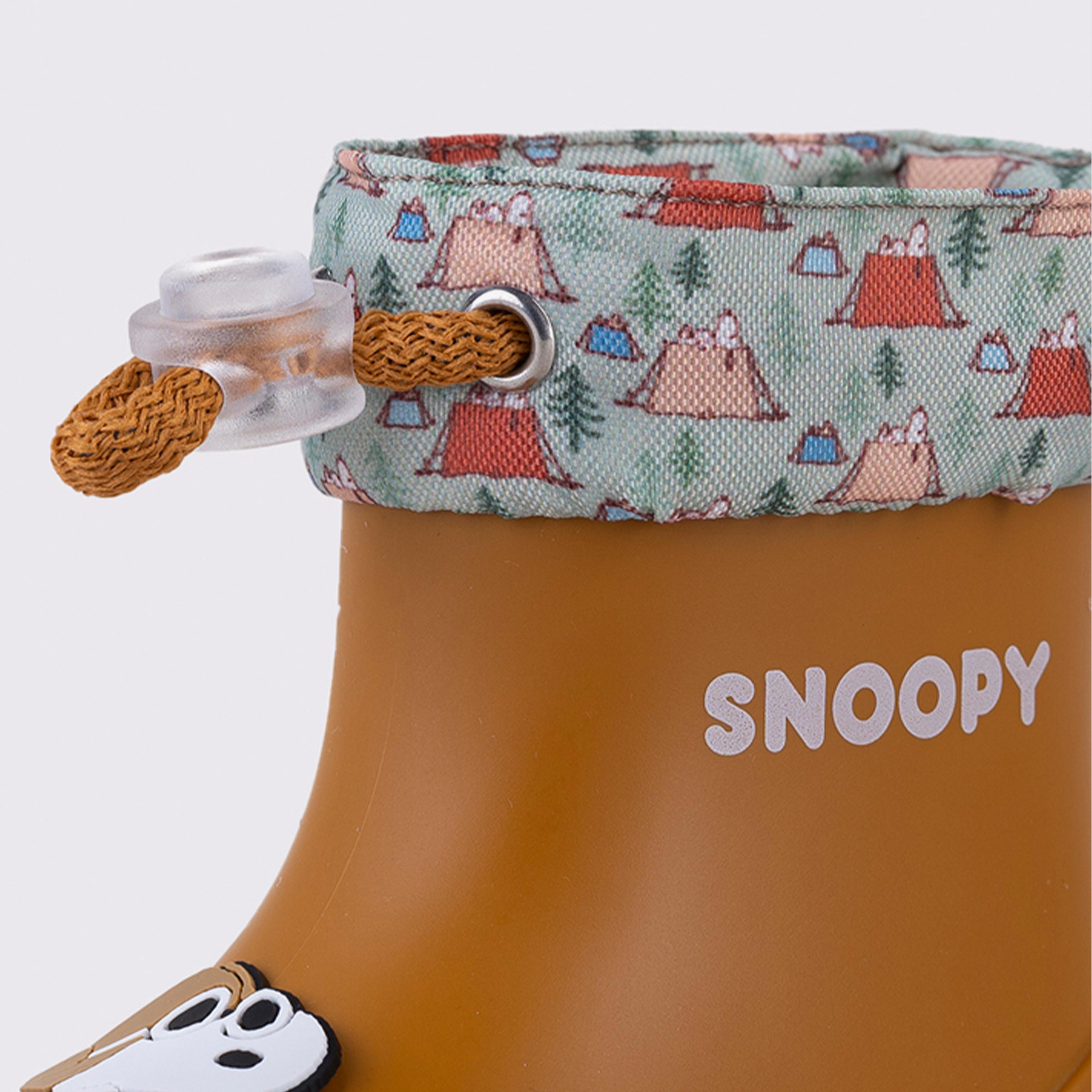 Igor W10277 Bimbi Snoopy Çocuk Kahverengi Yağmur Çizmesi
