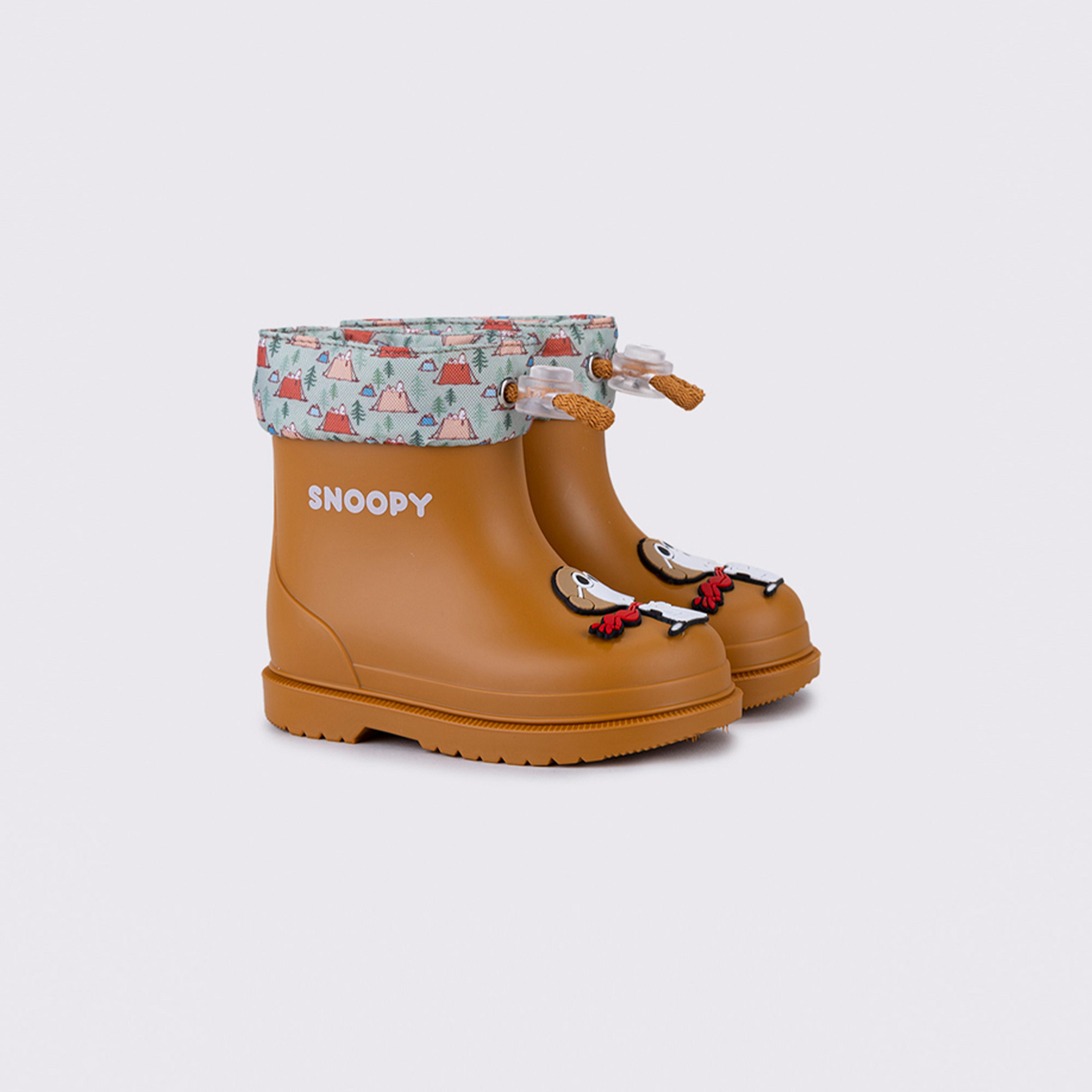 Igor W10277 Bimbi Snoopy Çocuk Kahverengi Yağmur Çizmesi