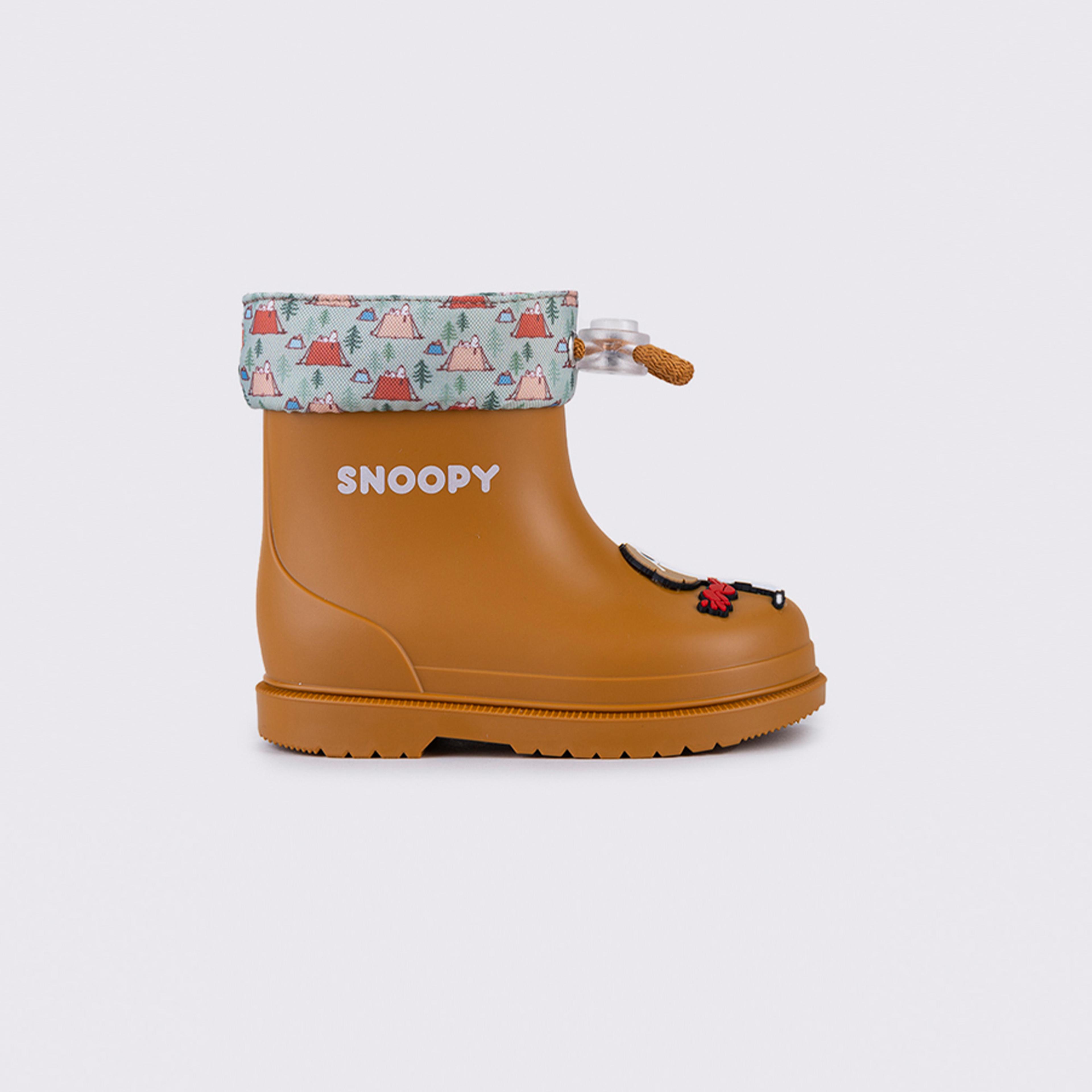 Igor W10277 Bimbi Snoopy Çocuk Kahverengi Yağmur Çizmesi
