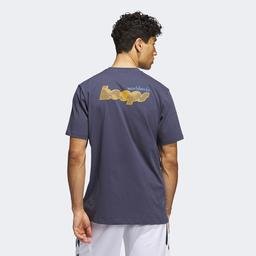 adidas Playera Worldwide Hoops Story Erkek Lacivert T-Shirt