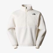 The North Face Platte High Pile Fleece 1/4  Erkek Beyaz Sweatshirt