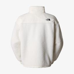 The North Face Platte High Pile Fleece 1/4  Erkek Beyaz Sweatshirt