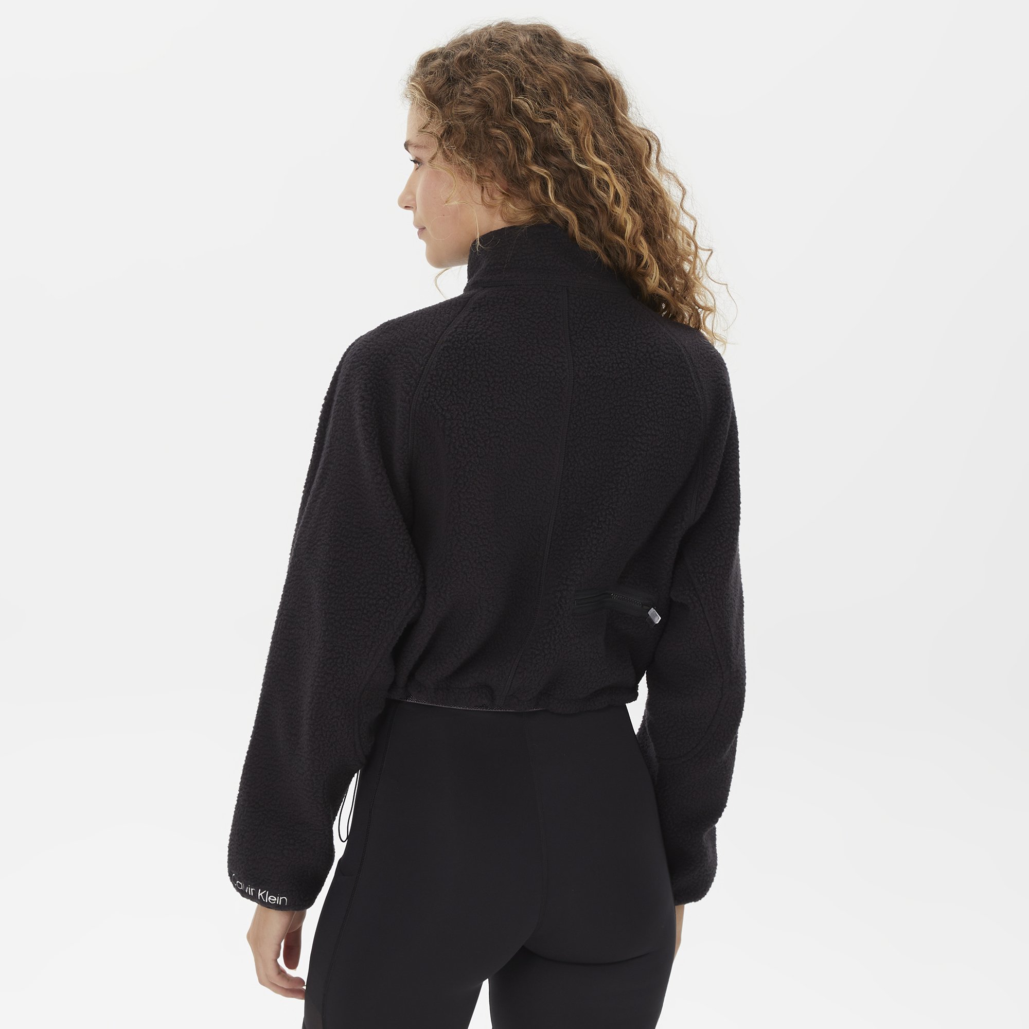 Calvin Klein Hybrid Sherpa Kadın 34-5390028 Sweatshirt Sweatshirt SuperStep | Siyah Pullover Kadin