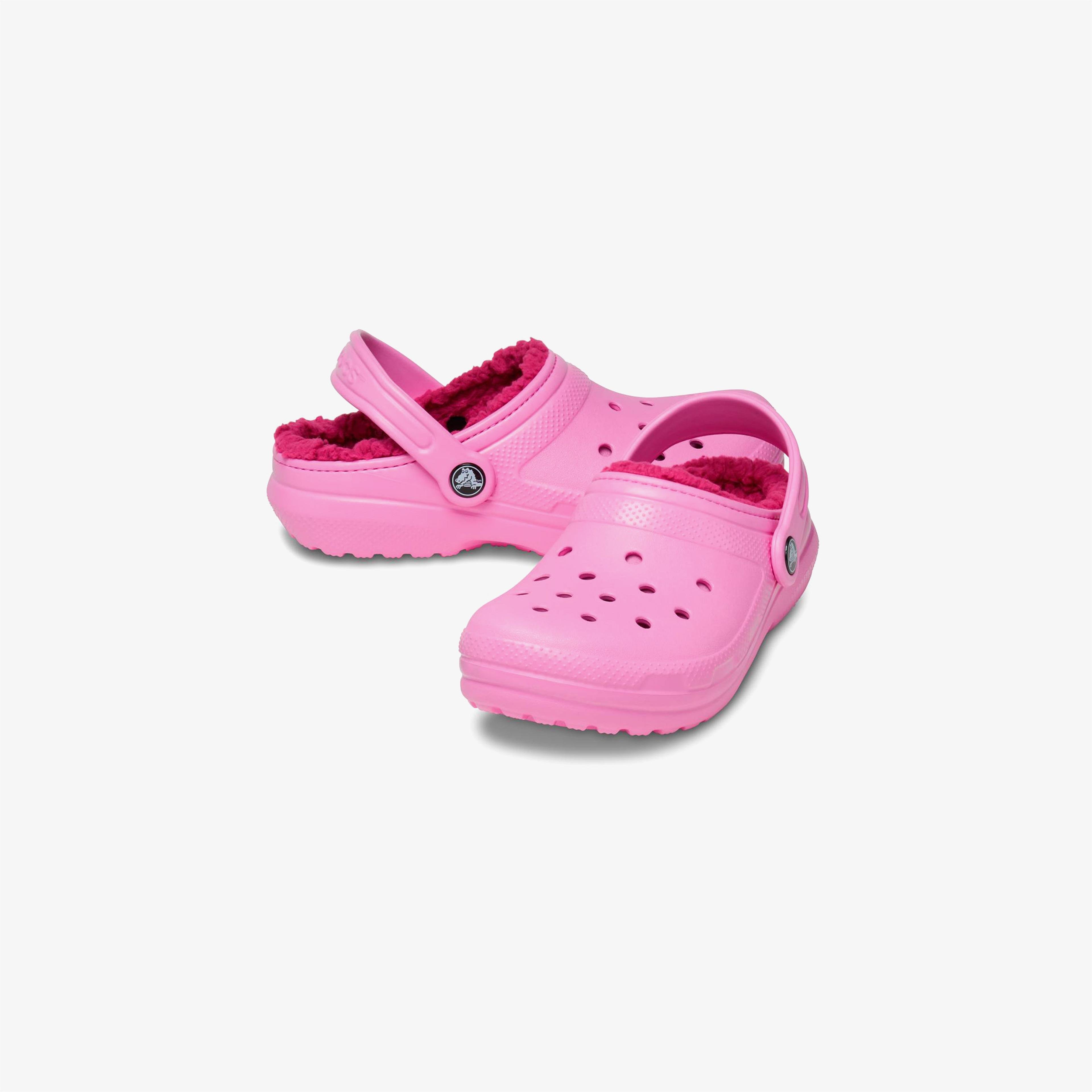 Crocs Classic Lined Clog Lifestyle Slippers Pembe Terlik