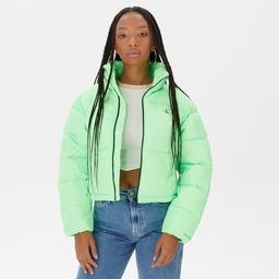 Calvin Klein Jeans Non Down Cropped Puffer Kadın Yeşil Mont