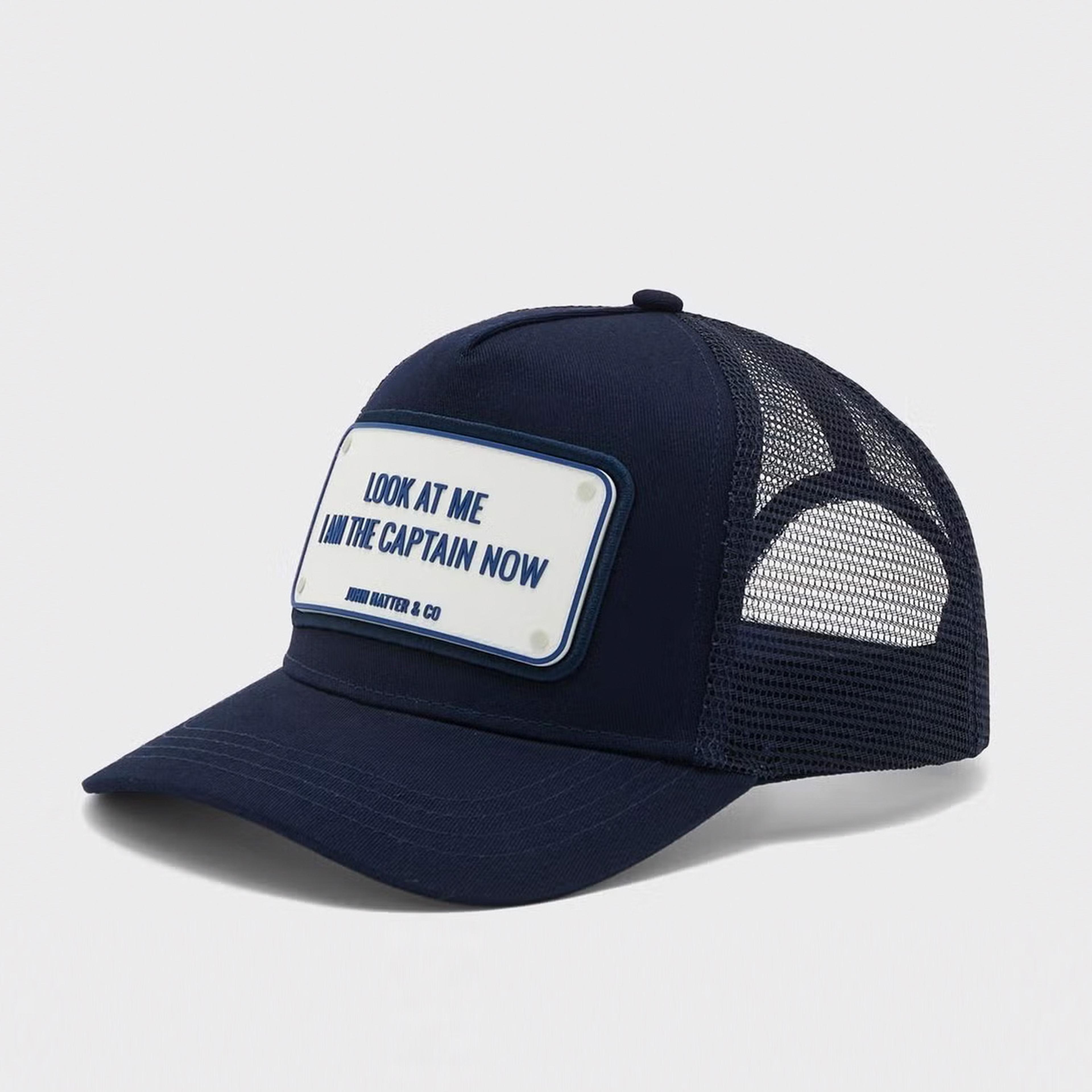 John Hatter Look At Me I Am The Captain Now Unisex Lacivert Şapka