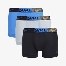 Nike Trunk 3'lü Erkek Siyah/Mavi/Gri Boxer