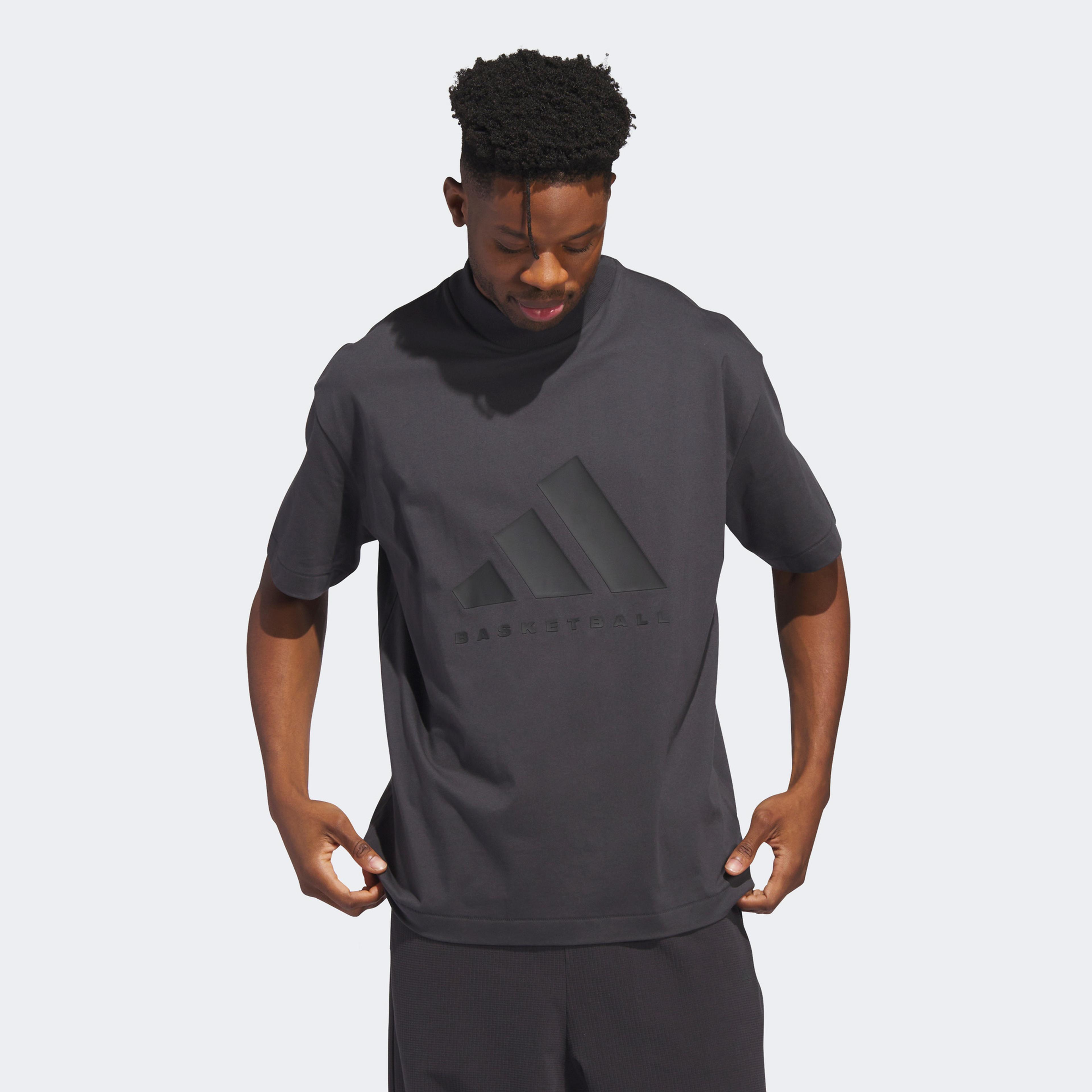 adidas One Basketball Unisex Siyah T-Shirt