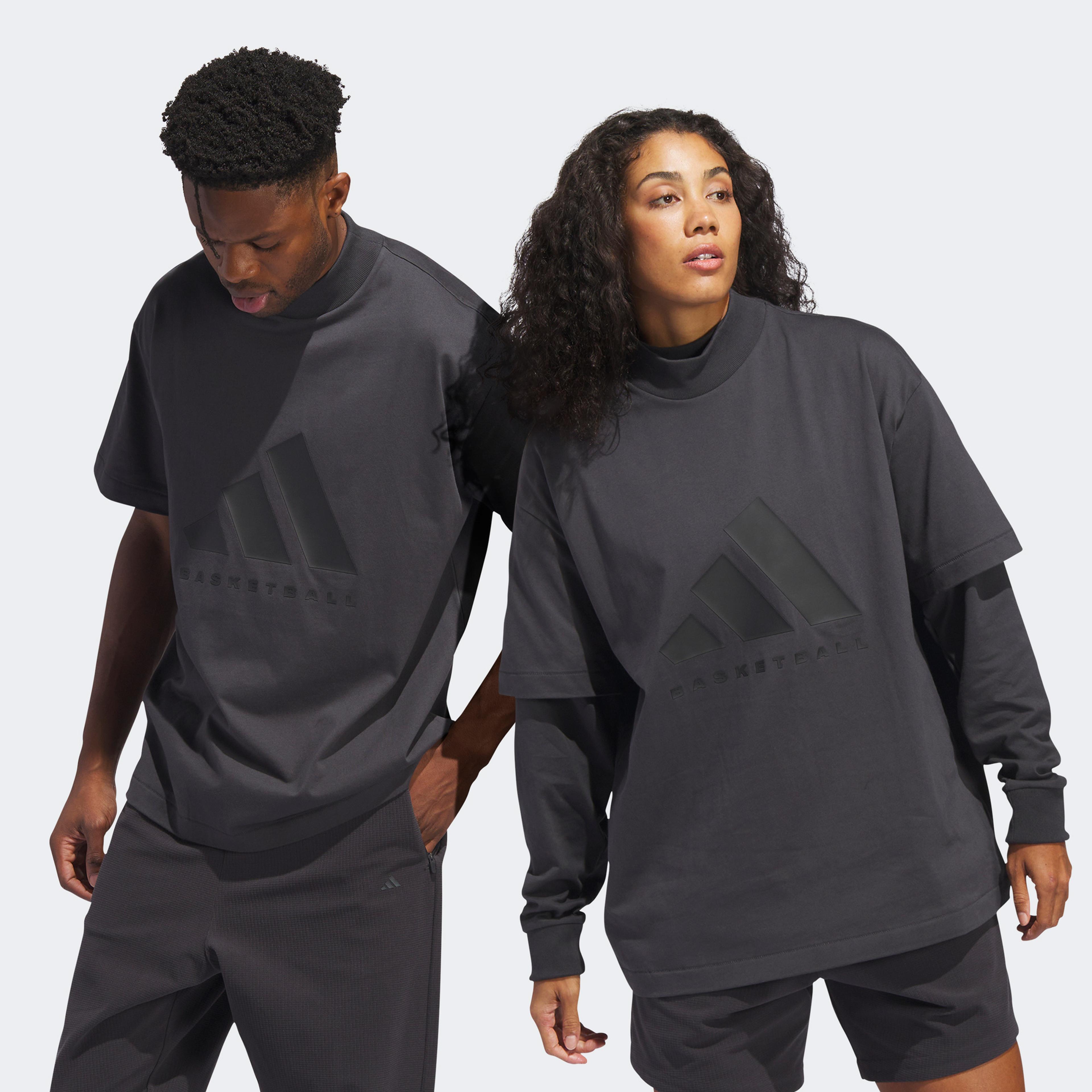 adidas One Basketball Unisex Siyah T-Shirt