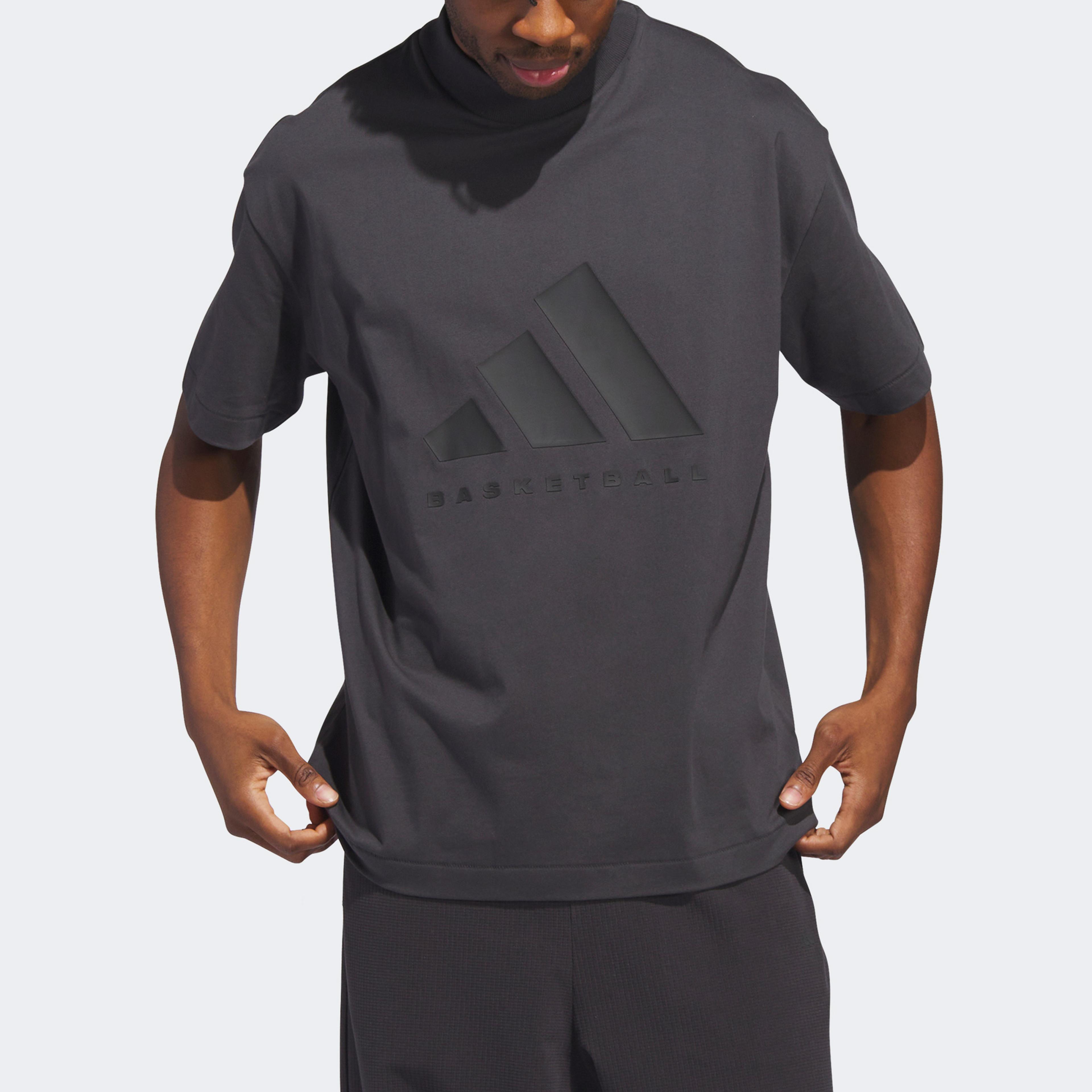 adidas One Basketball Unisex Siyah T-Shirt