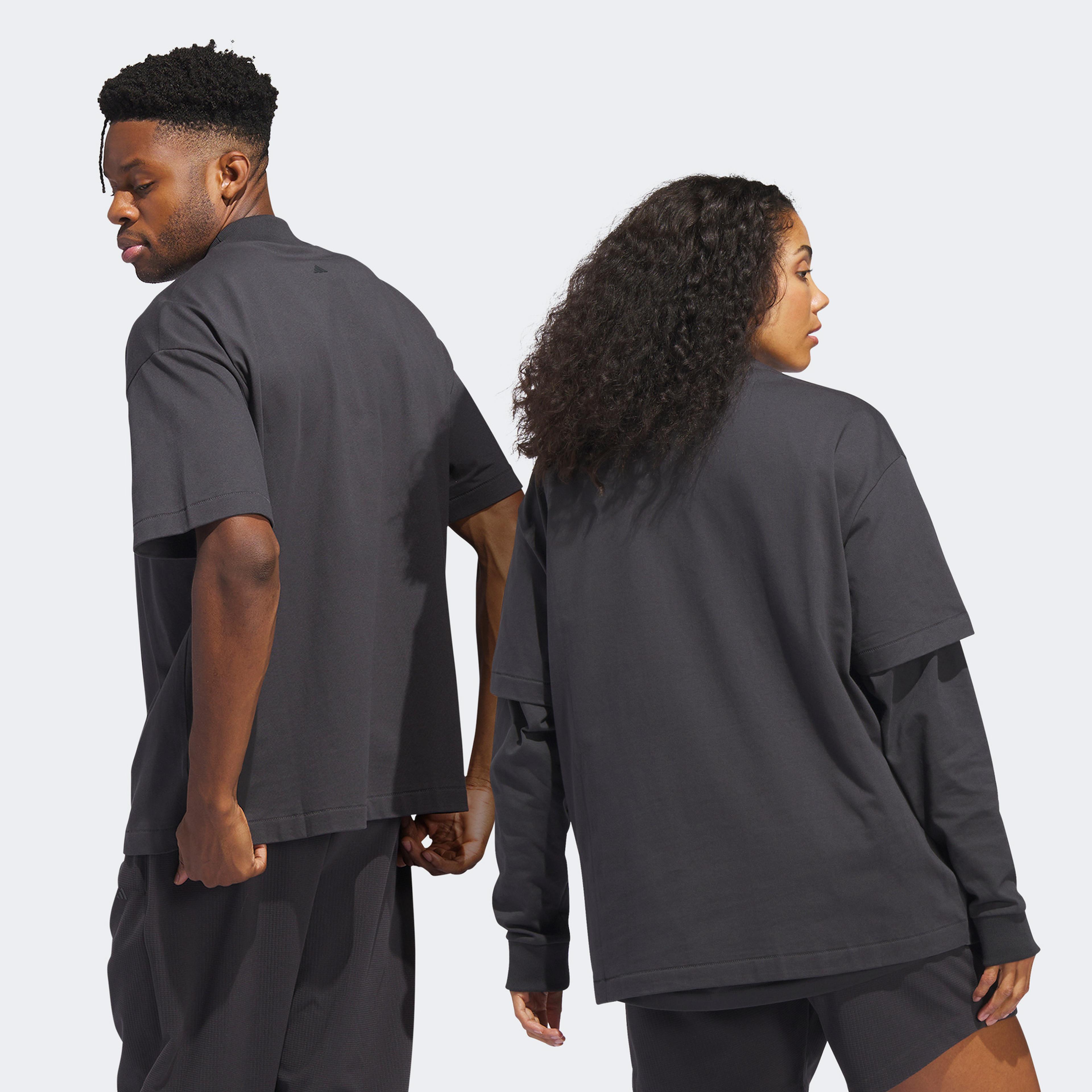 adidas One Basketball Unisex Siyah T-Shirt