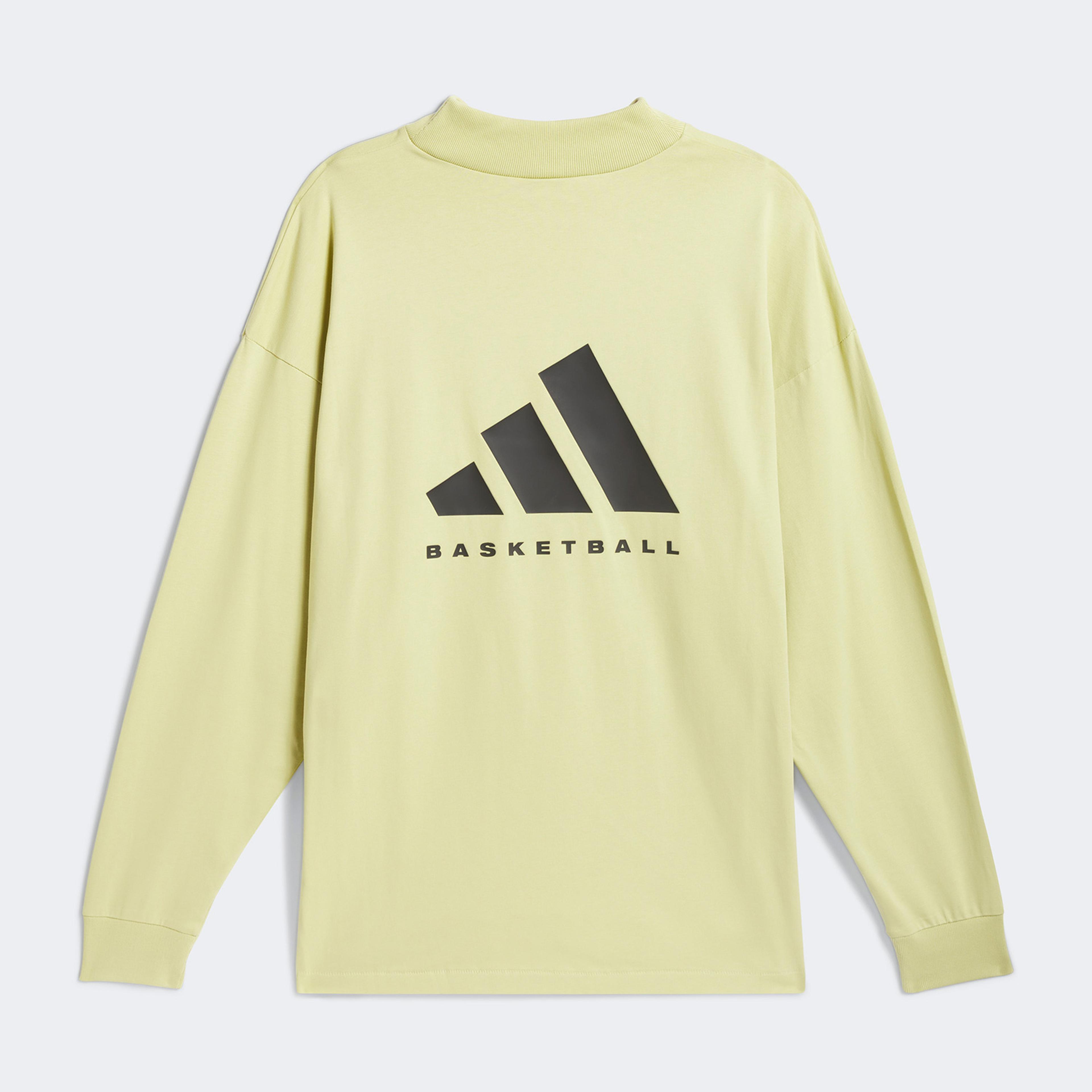 adidas One Basketball Unisex Krem T-Shirt