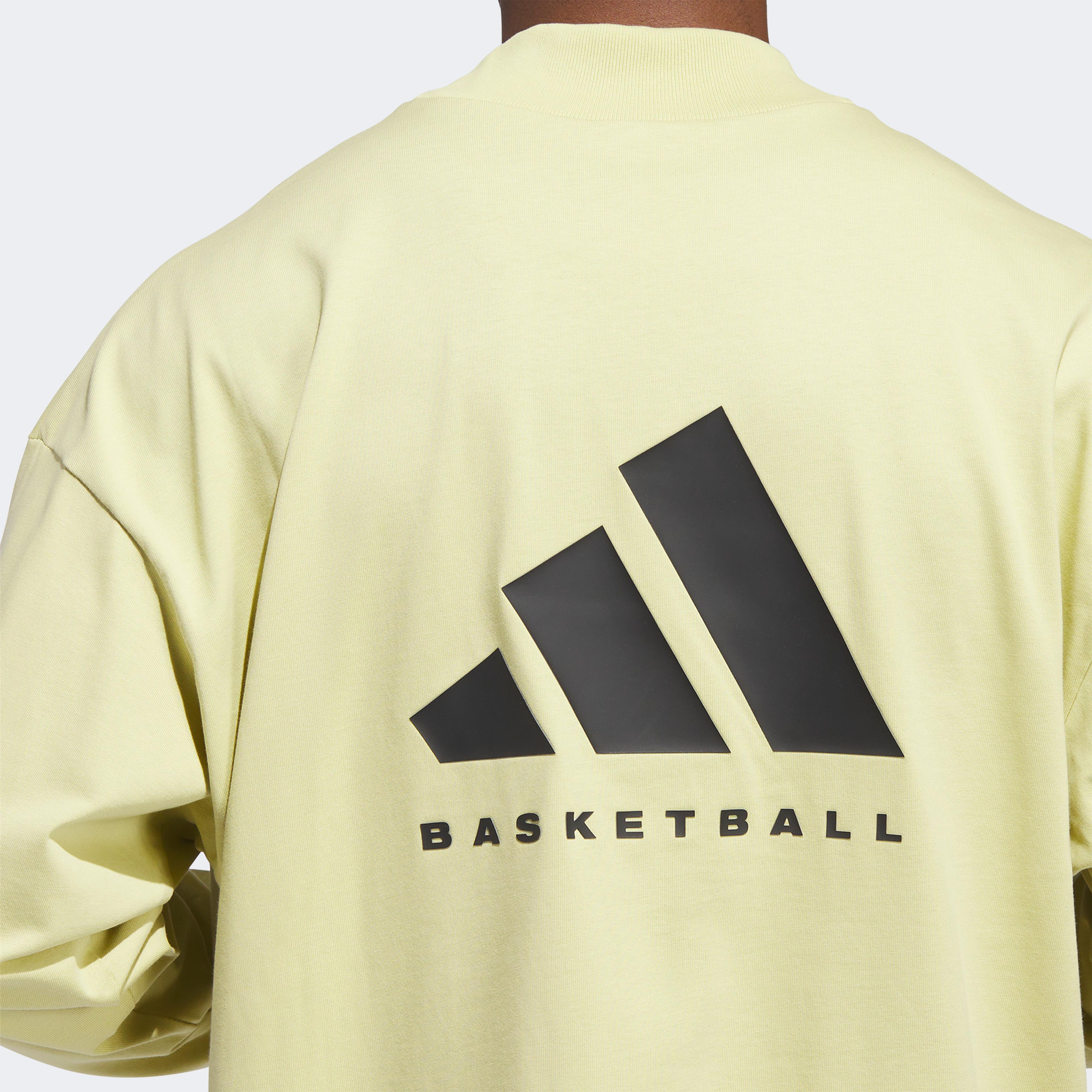 adidas One Basketball Unisex Krem T-Shirt
