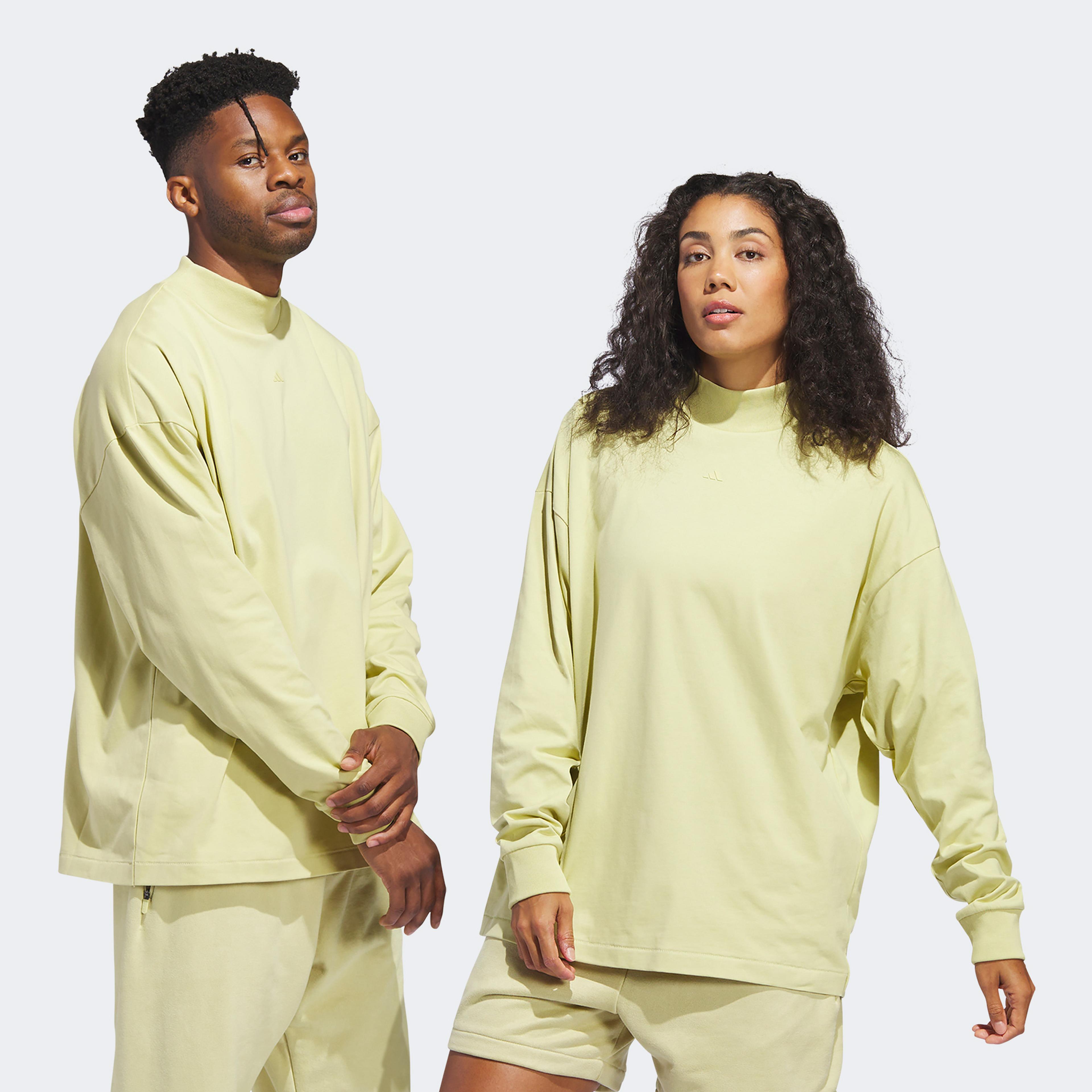 adidas One Basketball Unisex Krem T-Shirt
