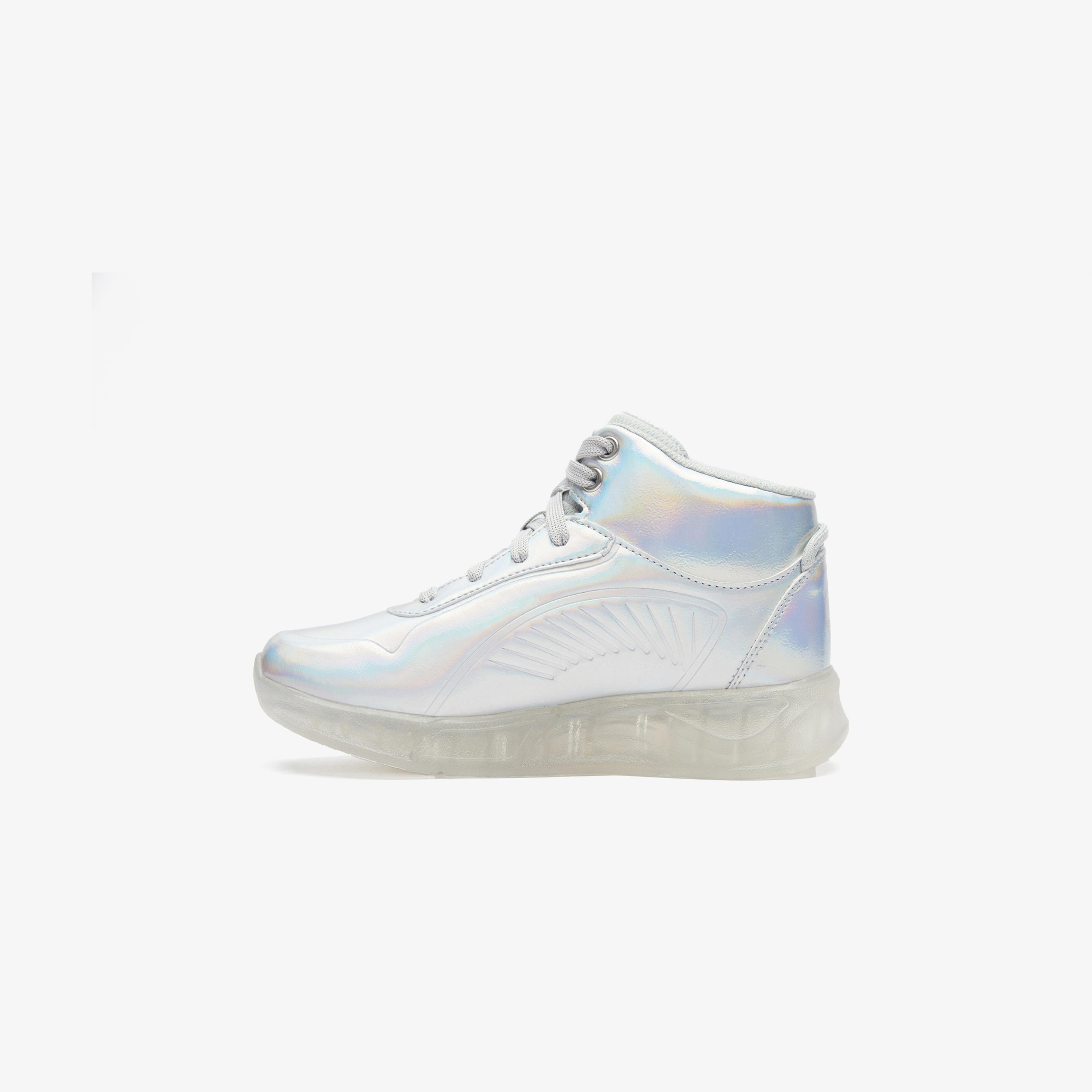 Skechers S-Lights Remix Çocuk Gümüş Spor Ayakkabı