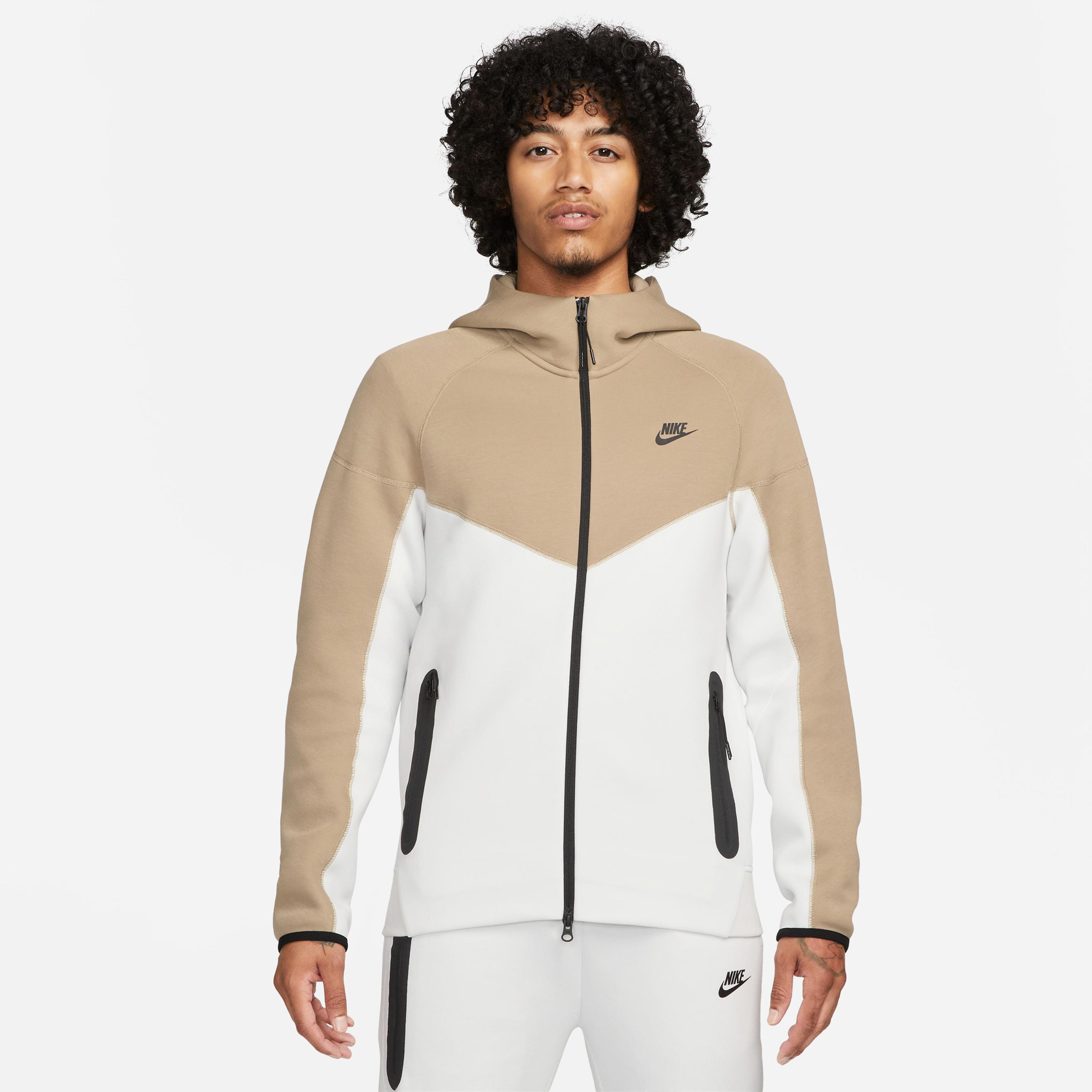 Nike Tech Fleece Erkek Krem/Beyaz Eşofman Üstü