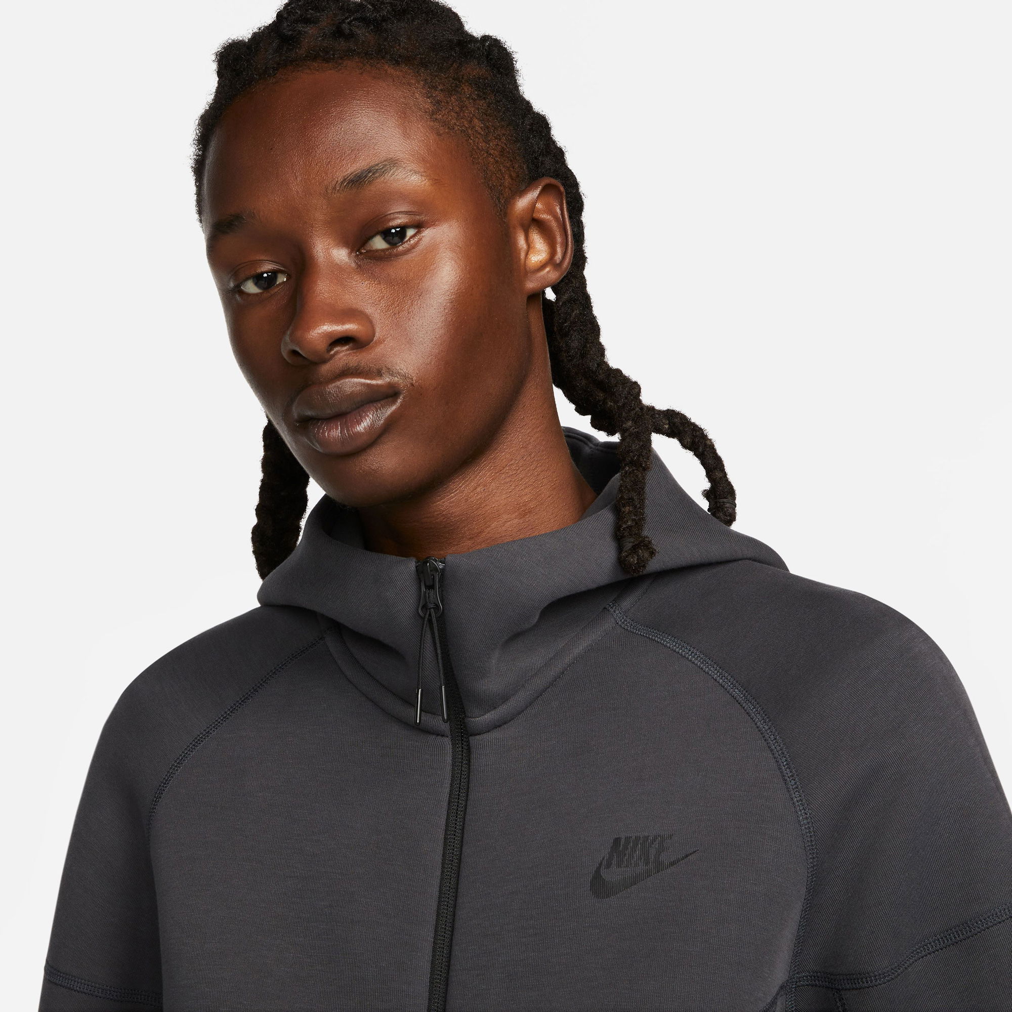 Nike Tech Fleece Erkek Gri Eşofman Üstü Erkek Hoodie 5399769 SuperStep