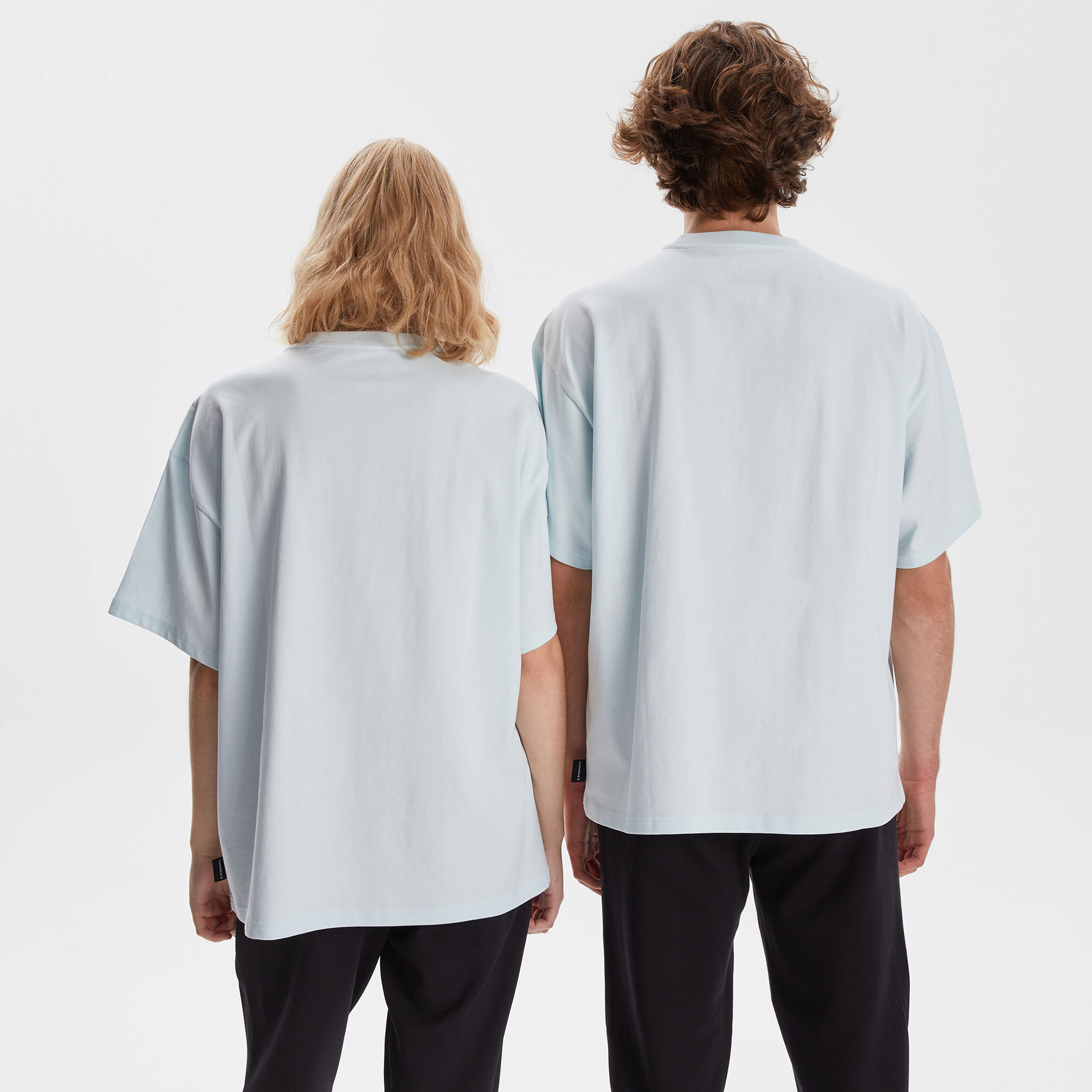 Converse Loose Fit Together Graphic Unisex Mavi T-Shirt