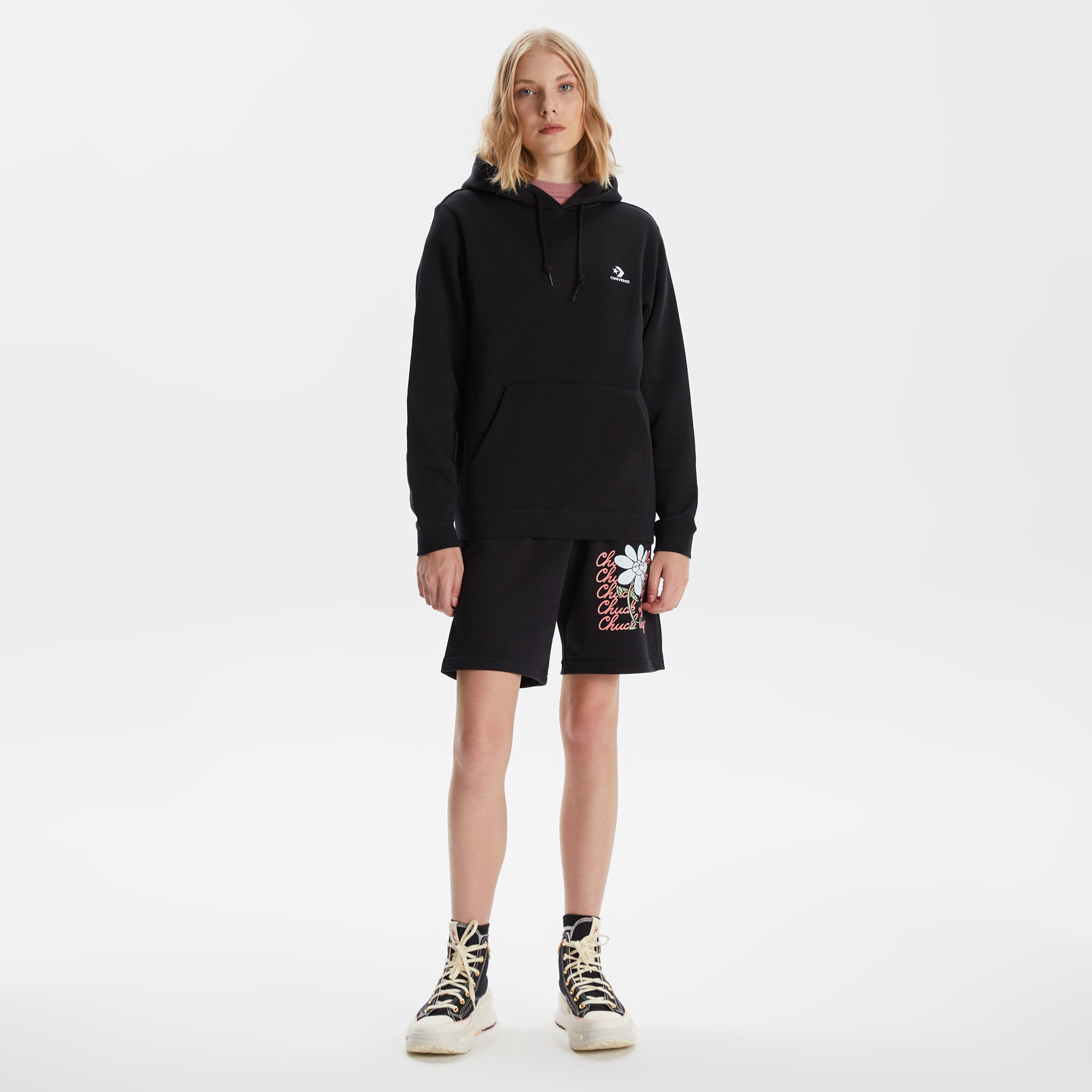 Converse Go-To Grow Together French Terry Unisex Siyah Şort