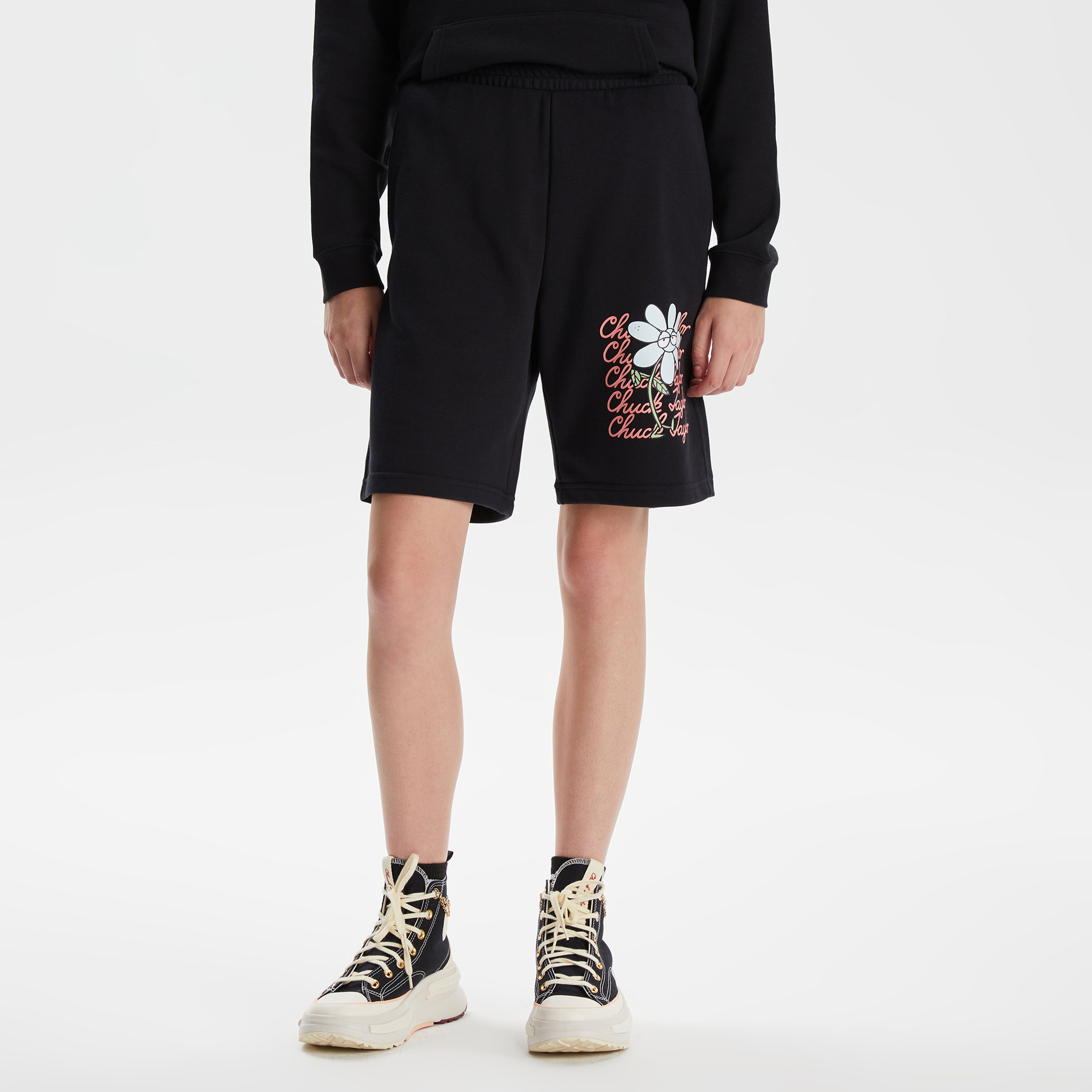 Converse Go-To Grow Together French Terry Unisex Siyah Şort