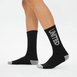 United4 Cure Unisex Siyah/Gri/Beyaz 3'lü Çorap