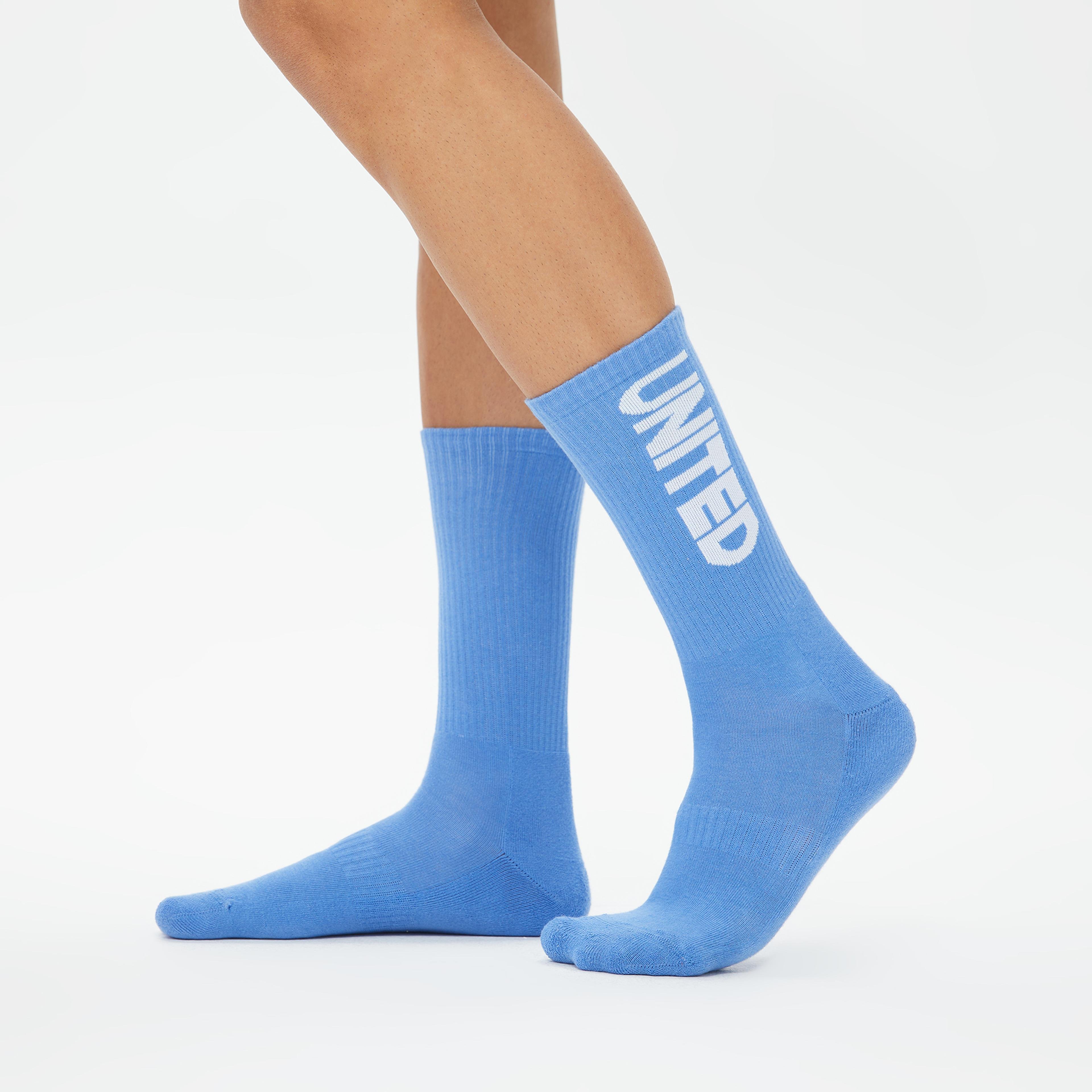 UNITED4 Erkek Mavi Çorap