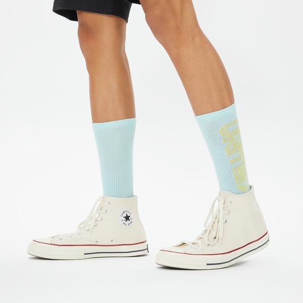 United4 Street Unisex Sarı/Mavi 3'lü Çorap_1